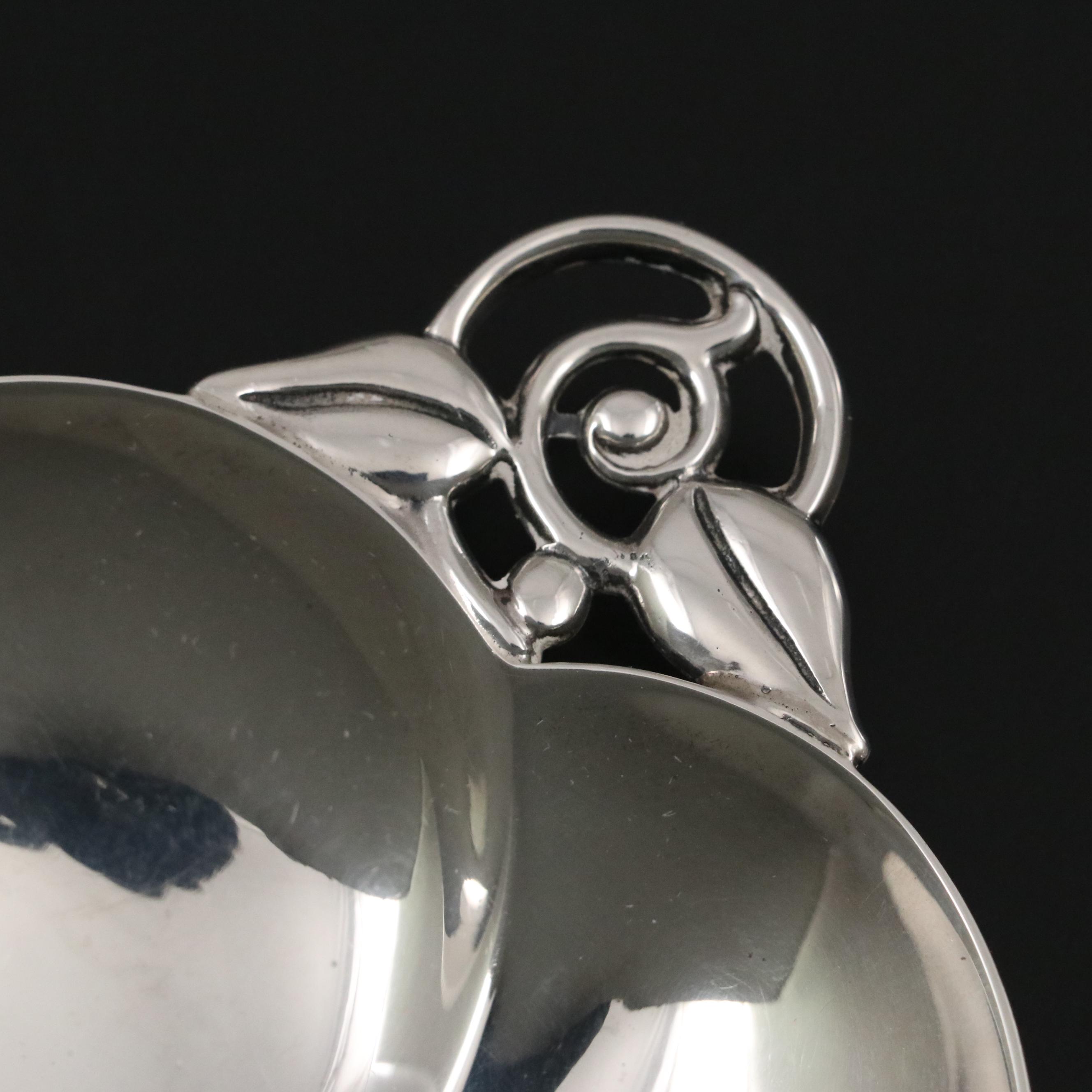 Tiffany & Co. Danish Modern Style Sterling Silver Leaf Bowl, 1956 - 1965