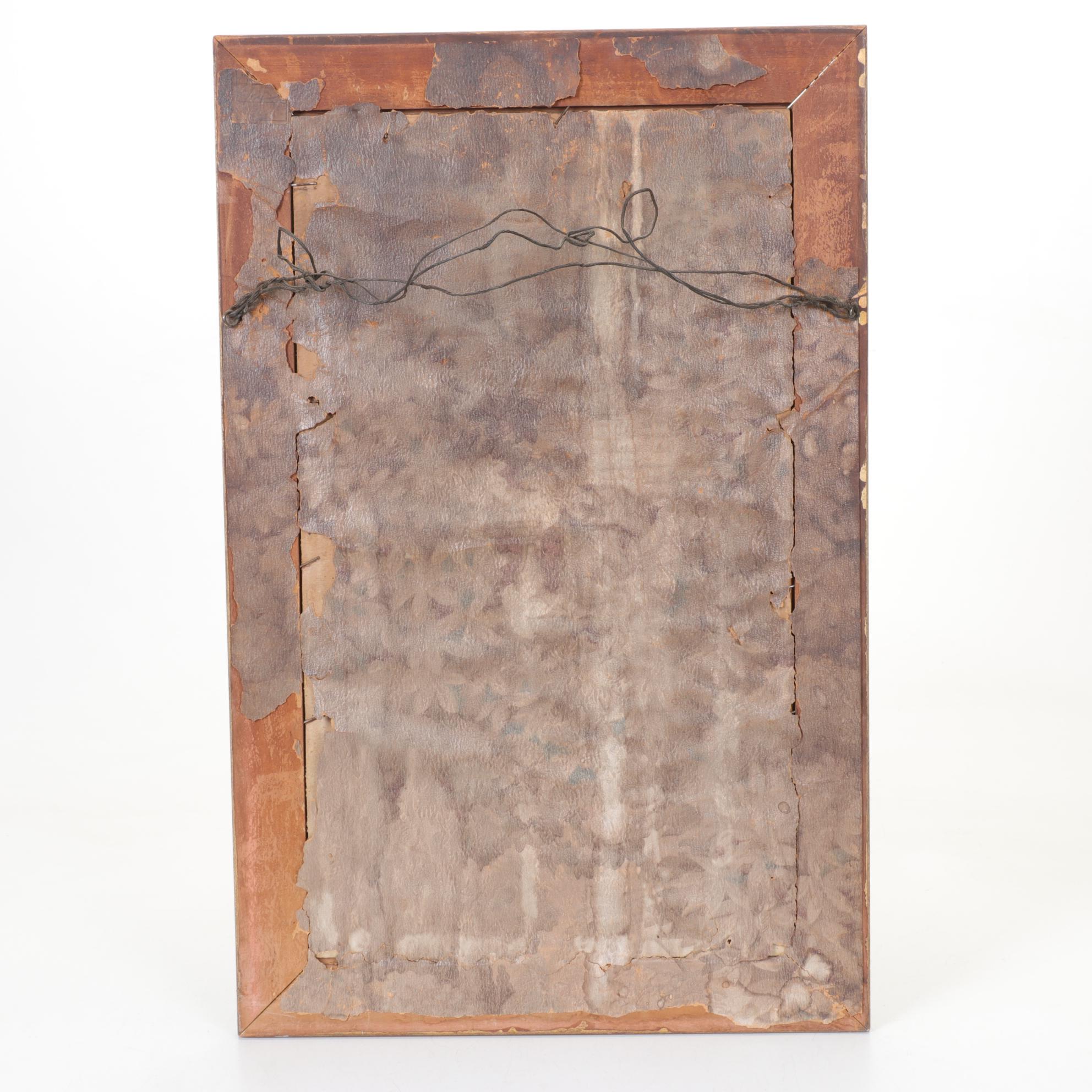 Kathryn Holt Watercolor Painting After Frances Brundage, 1920