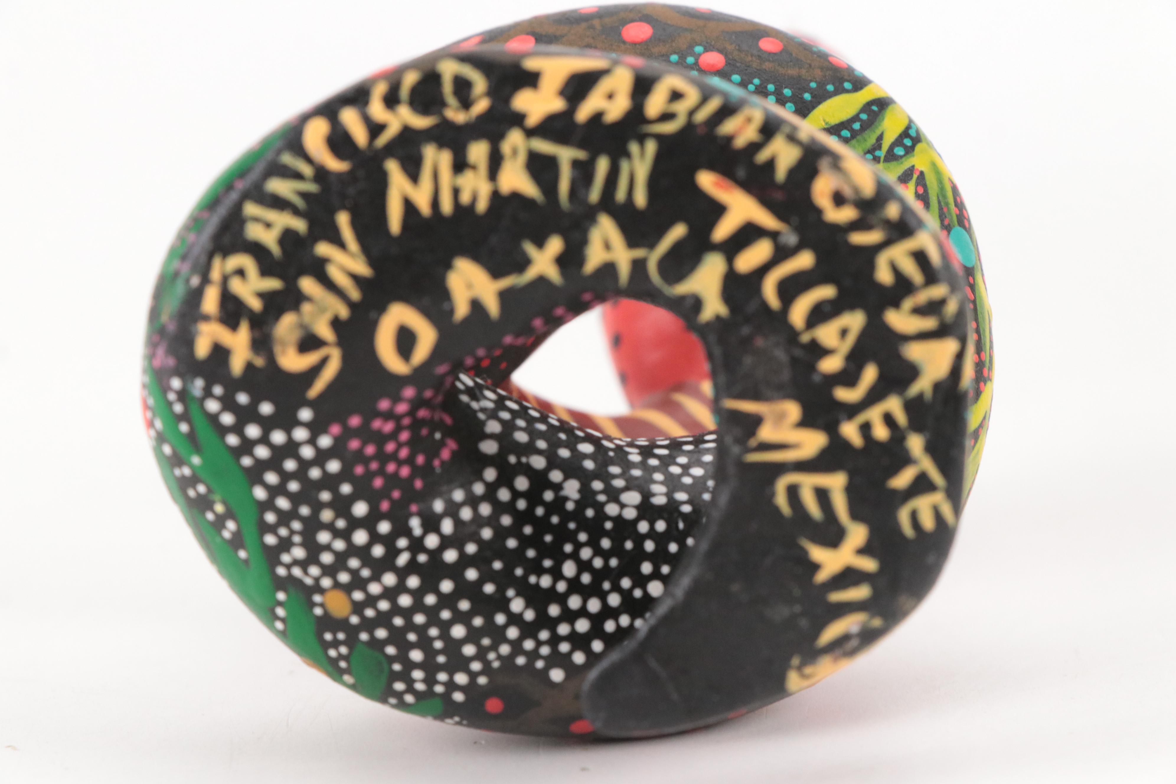 Mexican Oaxacan Handcrafted Papier-Mâché Figurines with Other Décor