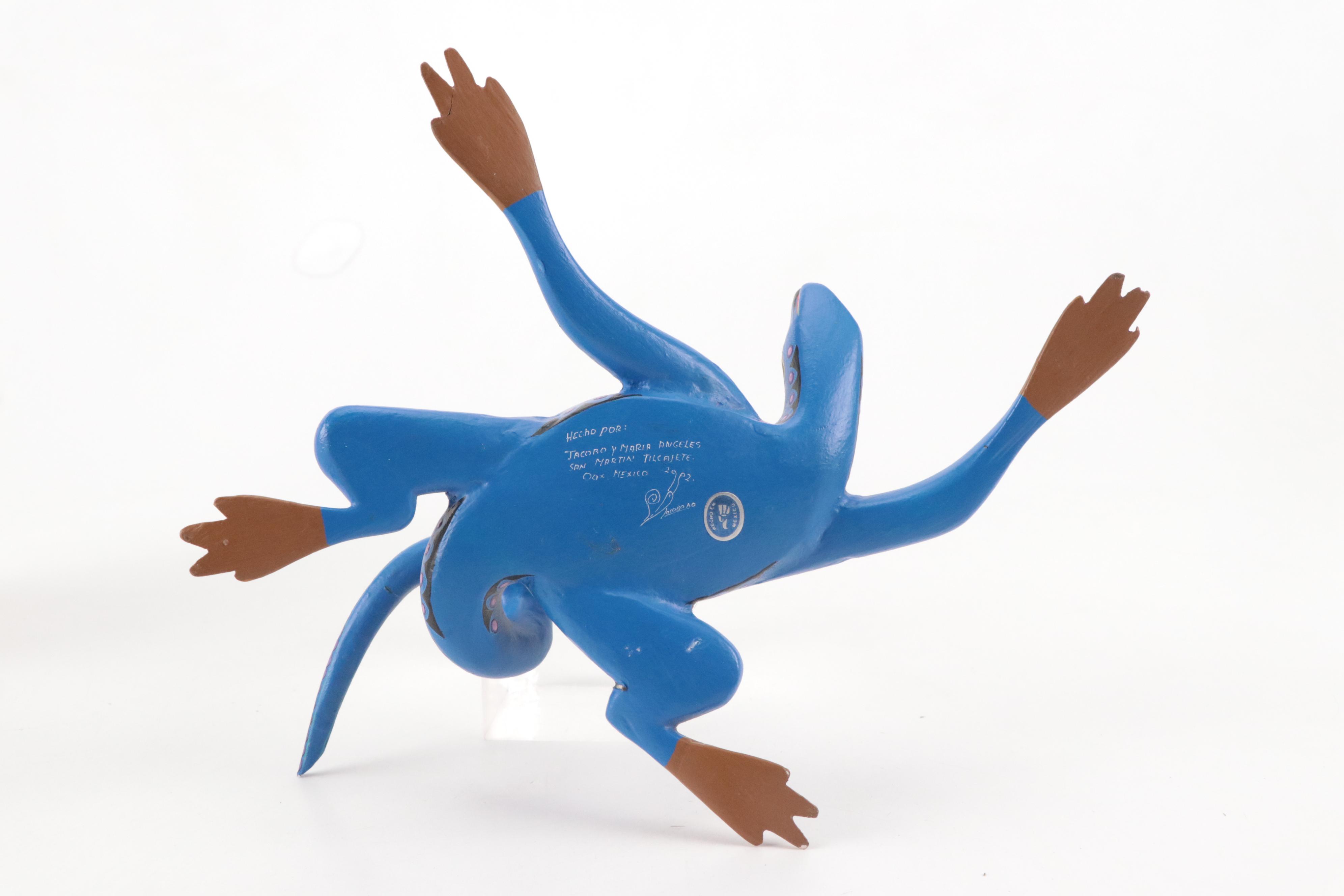 Mexican Oaxacan Handcrafted Papier-Mâché Figurines with Other Décor