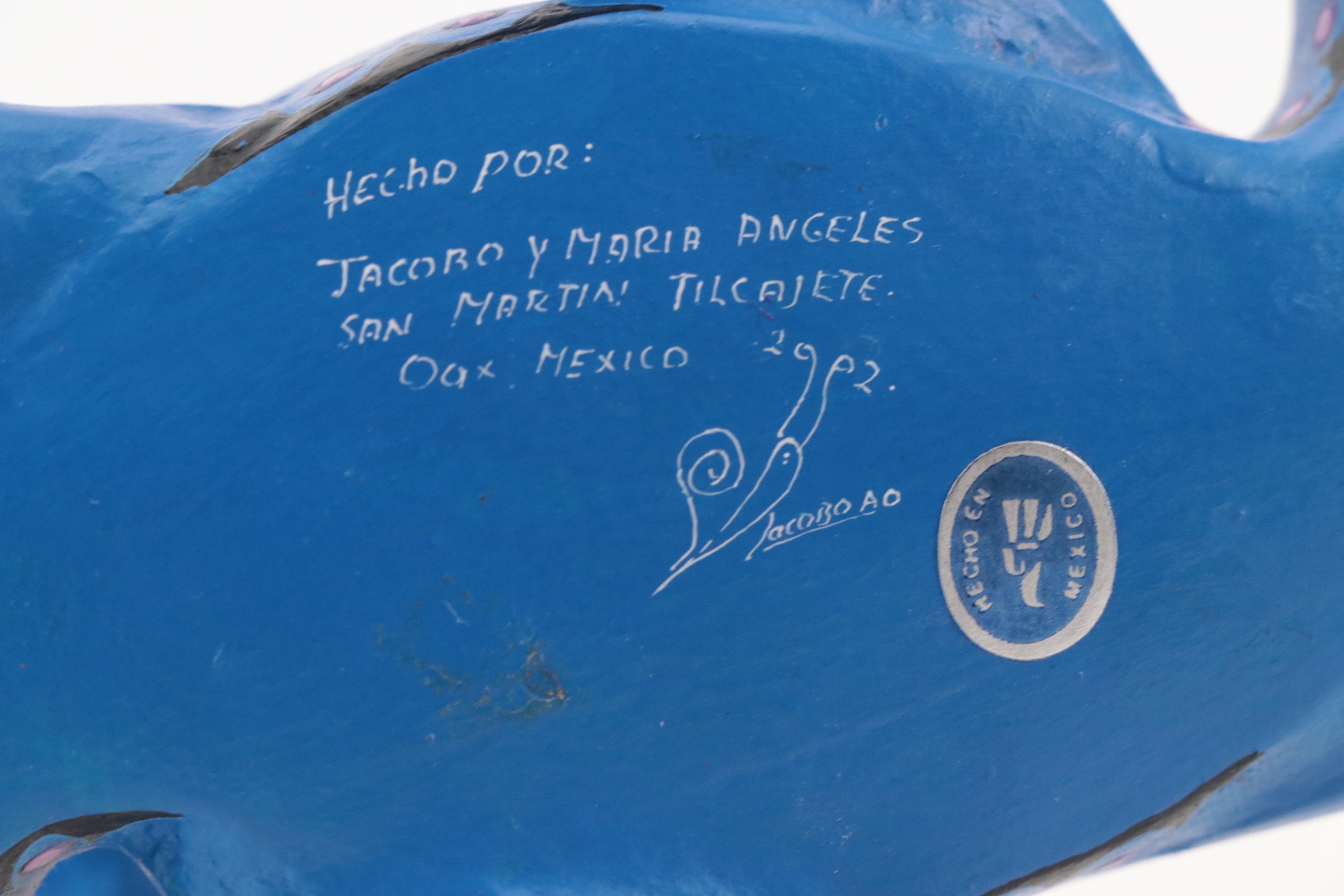 Mexican Oaxacan Handcrafted Papier-Mâché Figurines with Other Décor