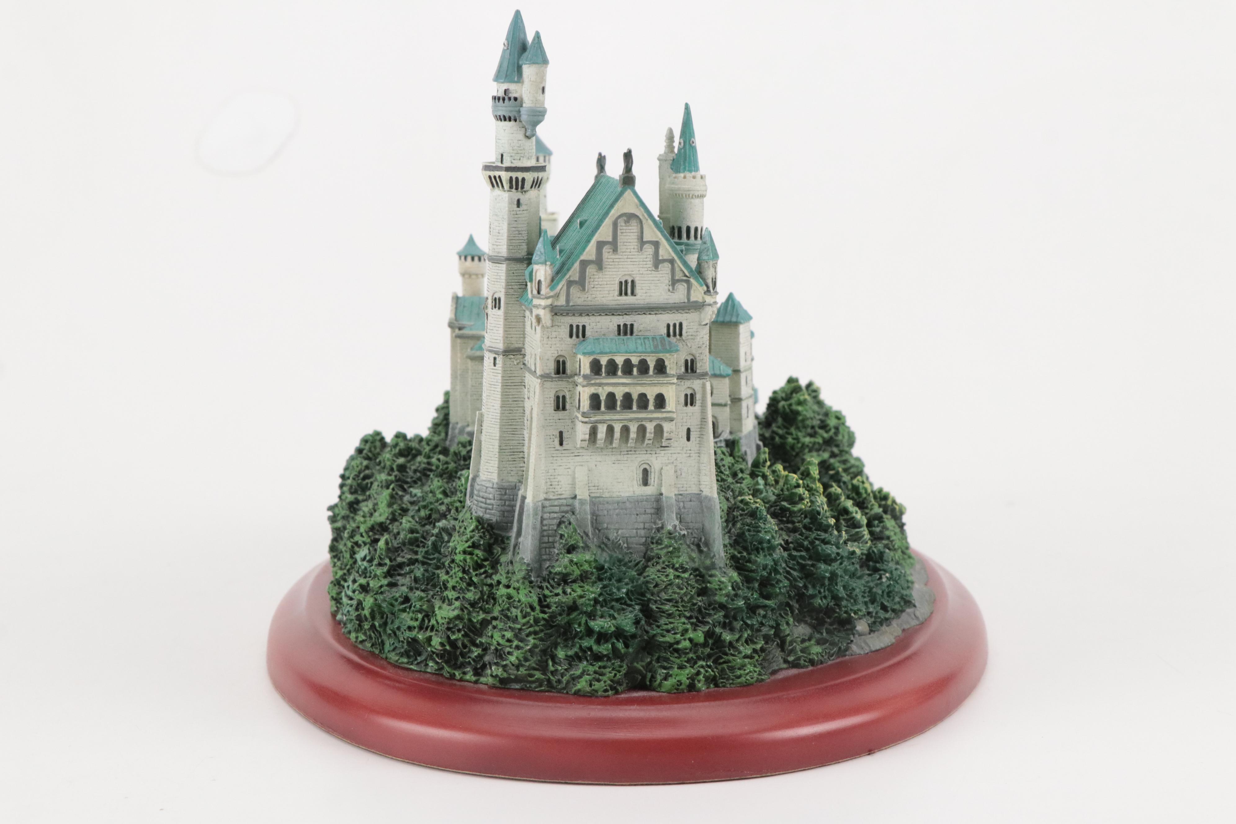 Lenox "Neuschwanstein" Resin Castle Figurine with Wood Base