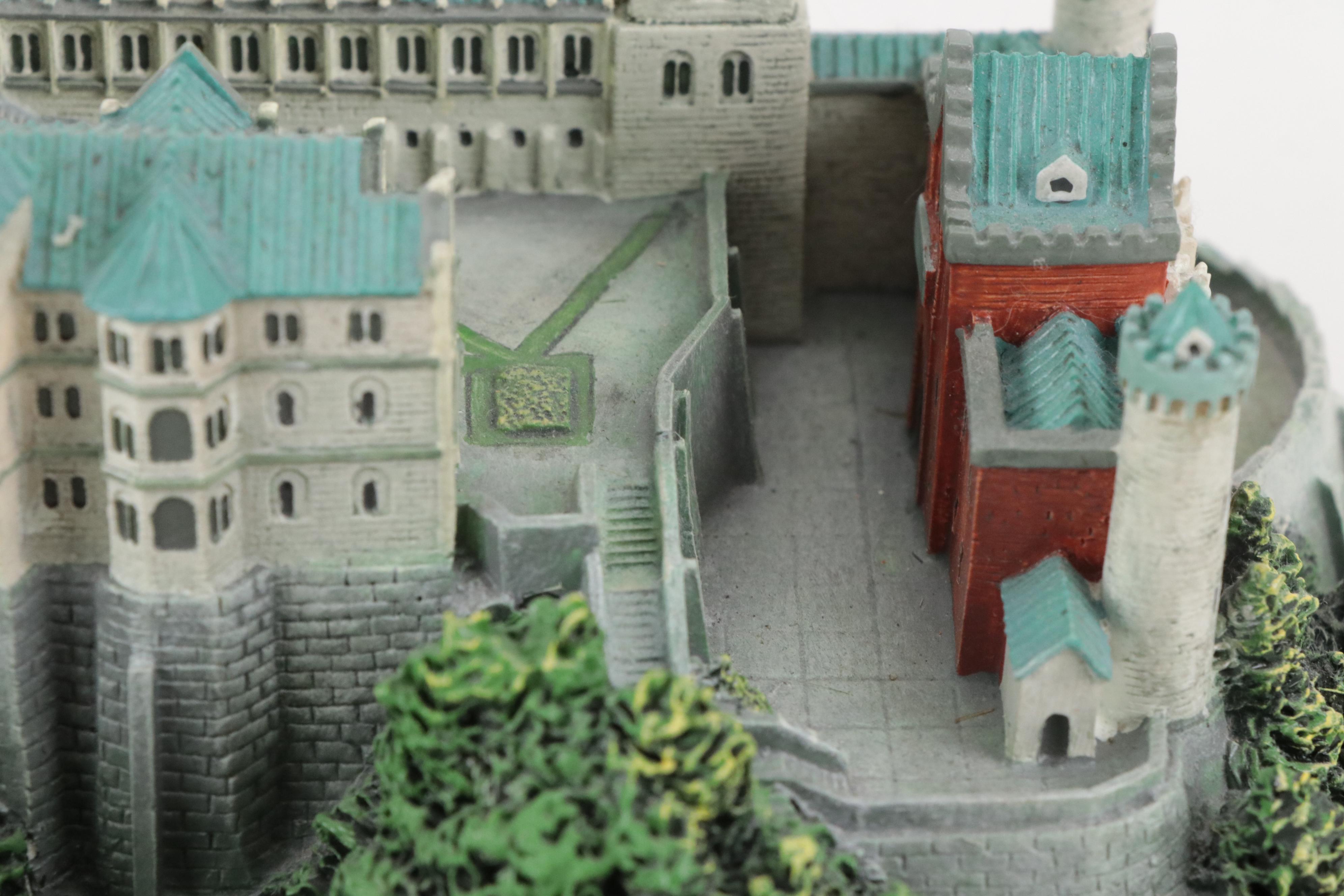 Lenox "Neuschwanstein" Resin Castle Figurine with Wood Base