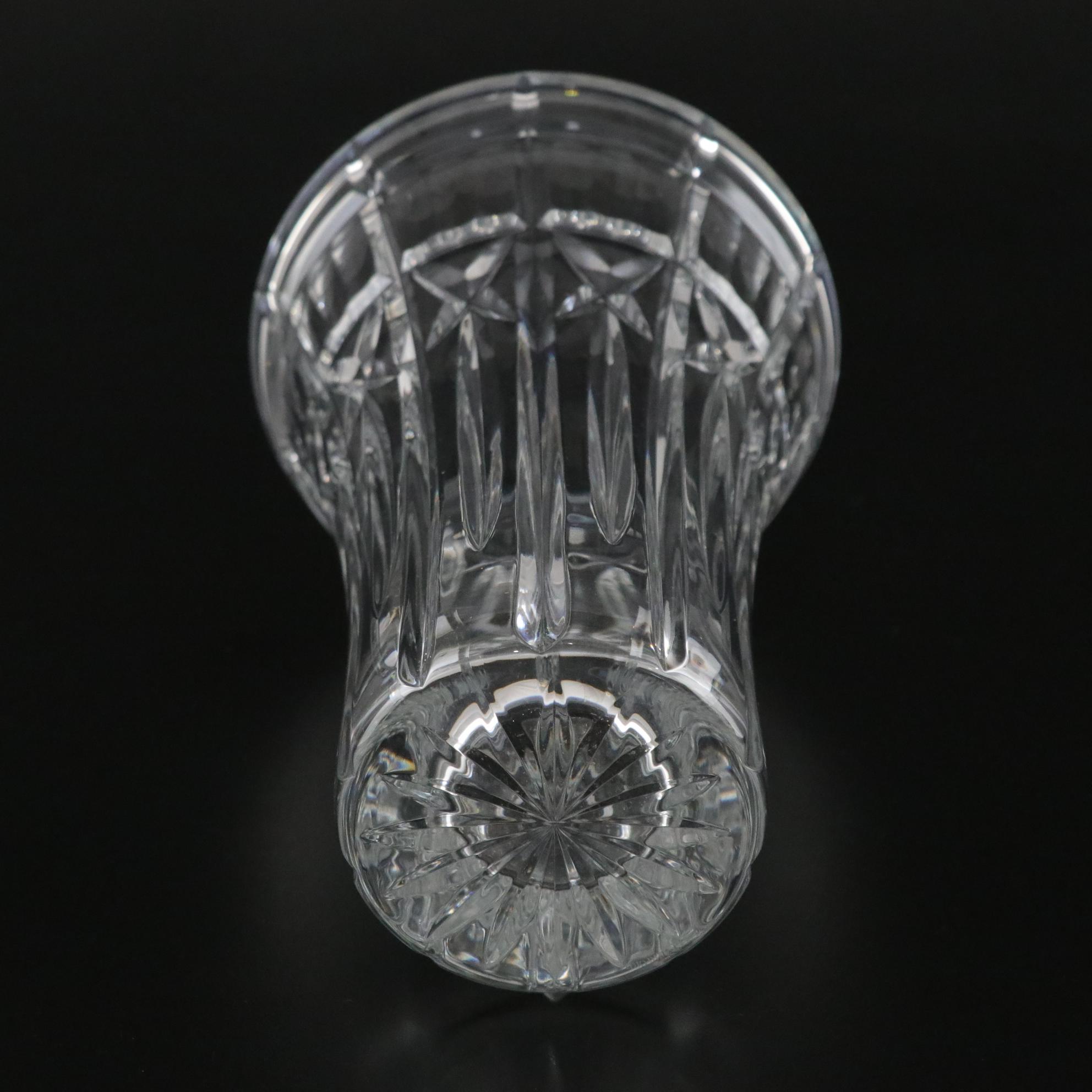 Waterford Crystal Trumpet Vase With Crystal Presentation Bowl