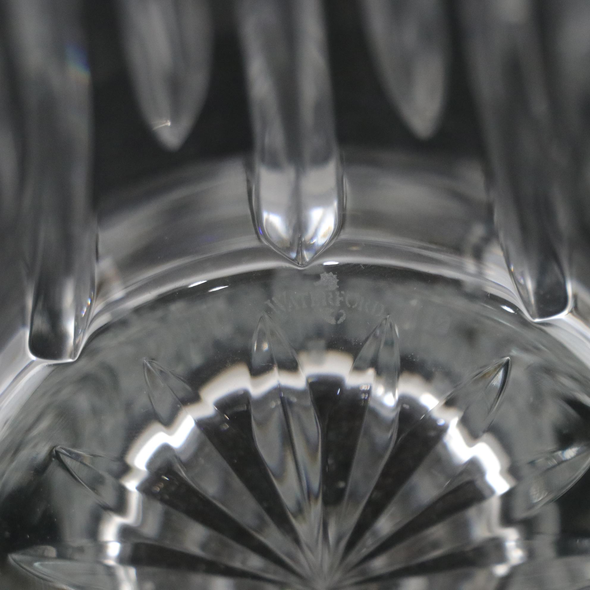 Waterford Crystal Trumpet Vase With Crystal Presentation Bowl