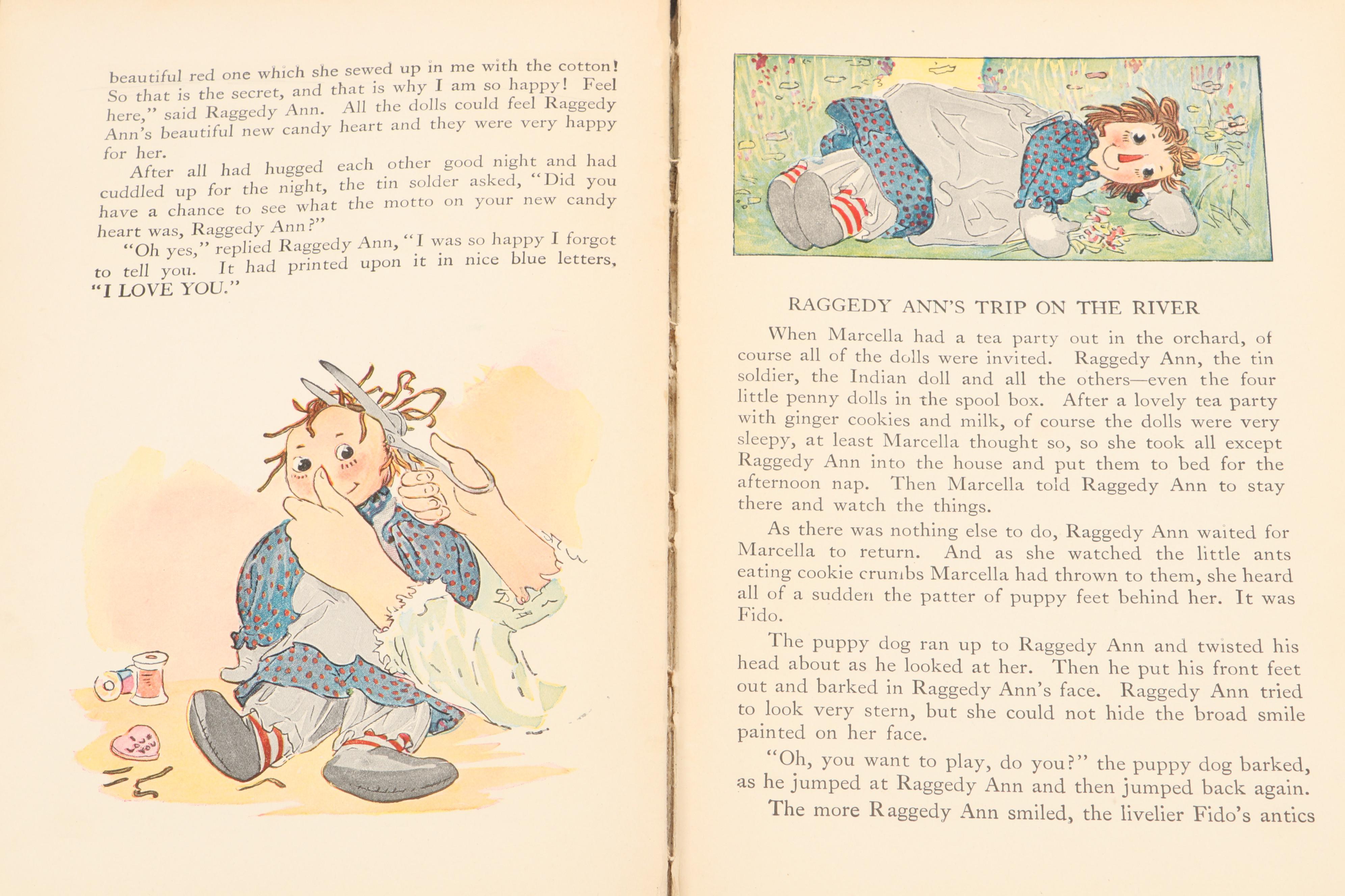Illustrated "Raggedy Ann Stories" and More by Johnny Gruelle