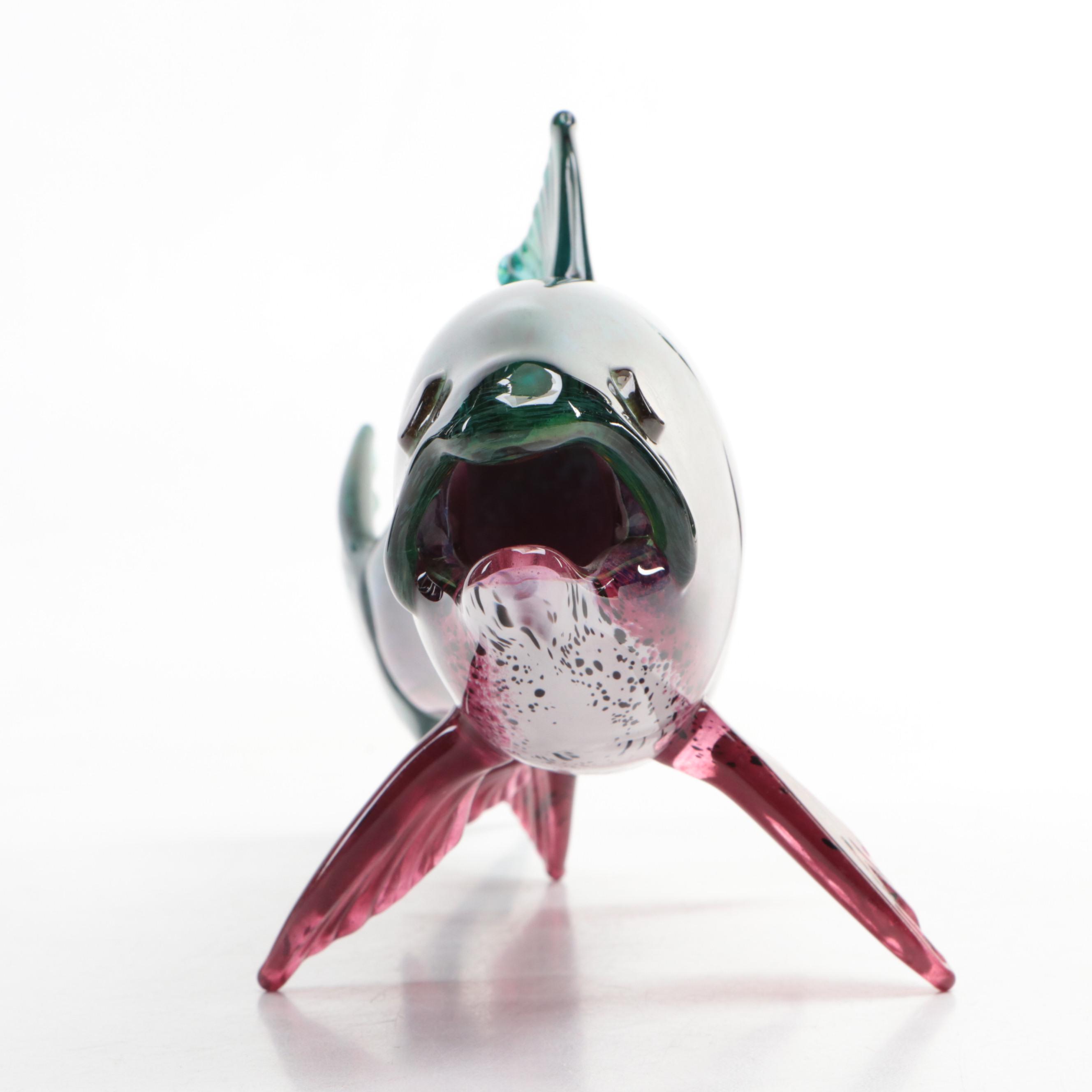 Michael Hopko Art Glass Rainbow Trout