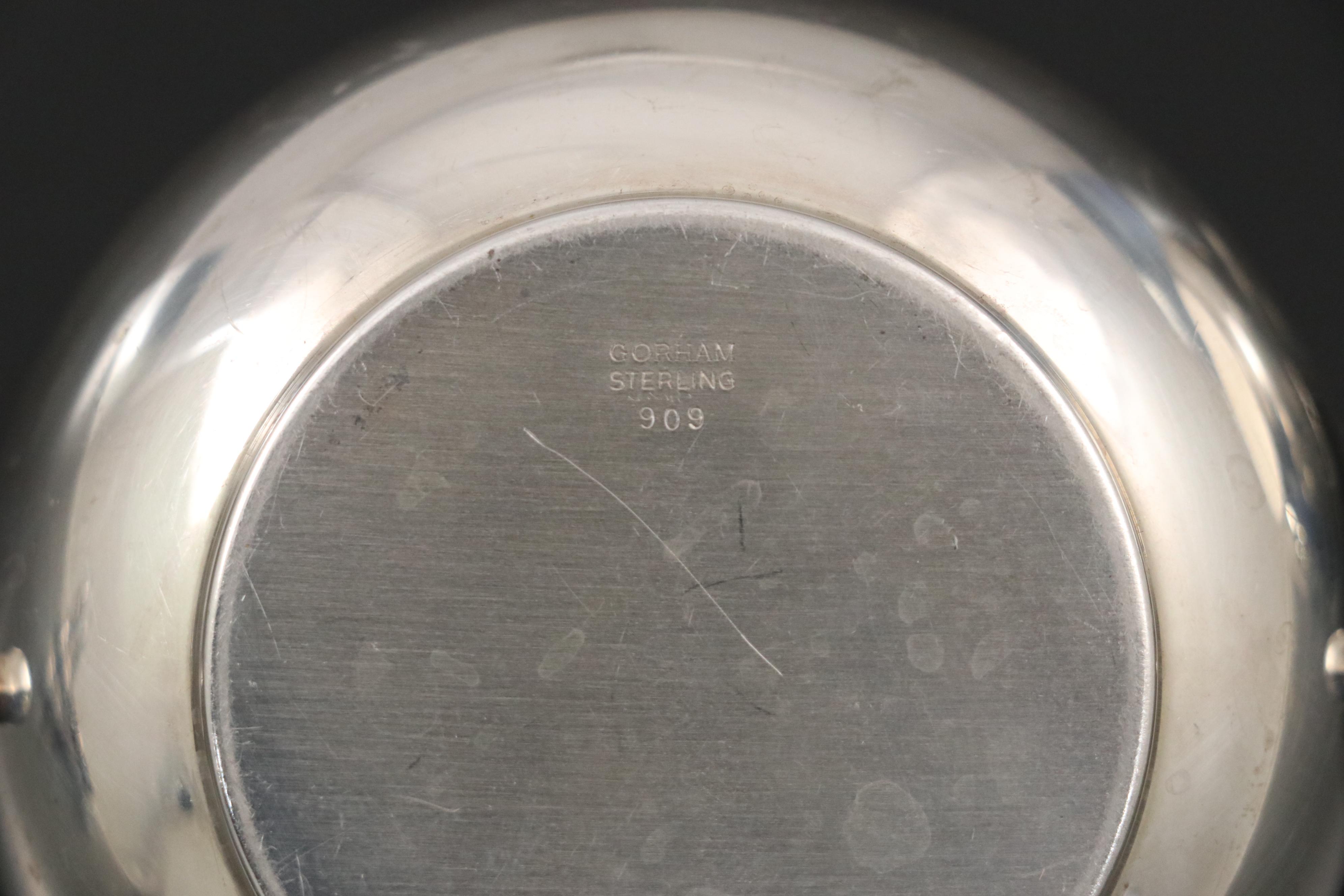 Gorham Sterling Silver Creamer and Sugar Set with More Sterling Silver Tableware