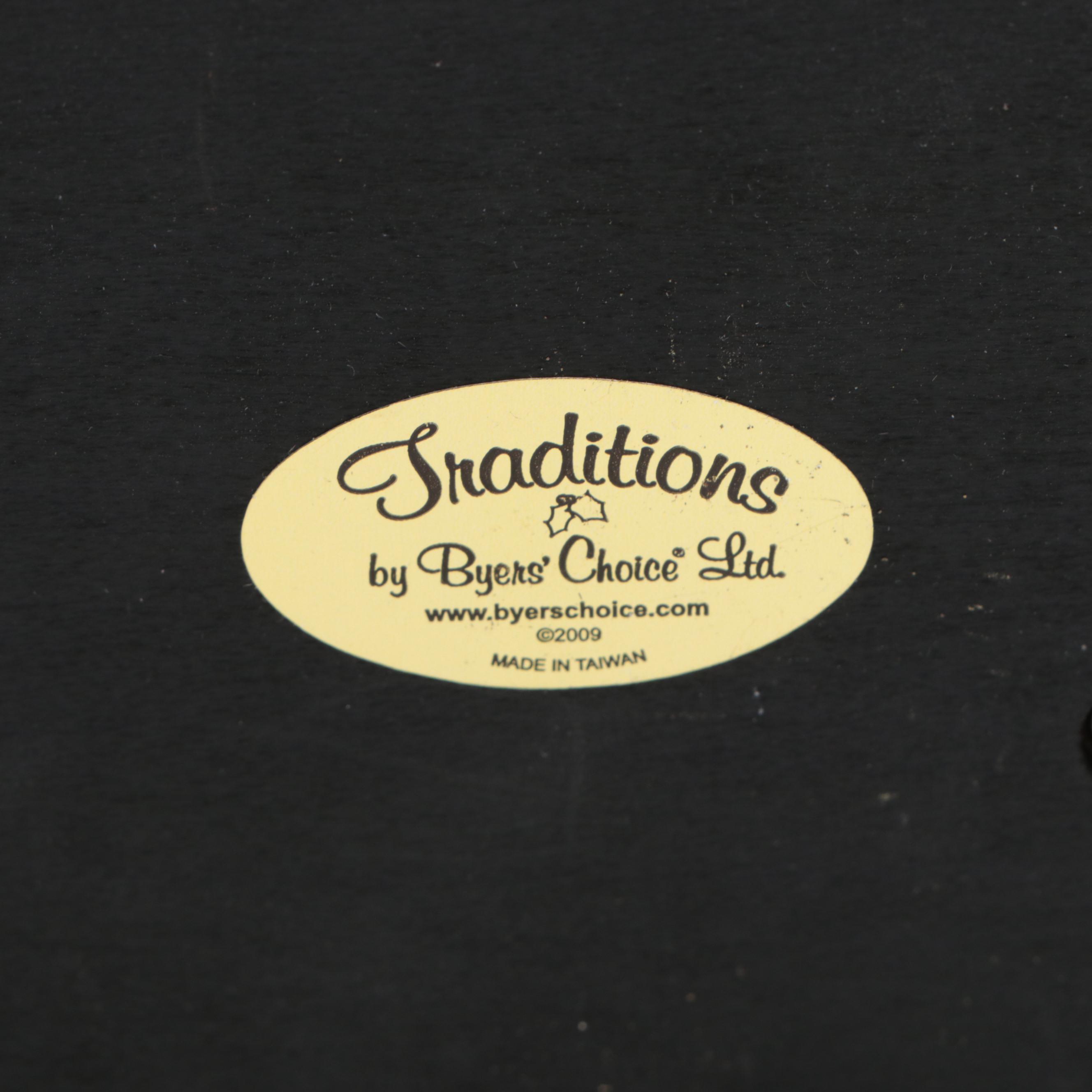 Byers' Choice Ltd. "The Carolers" Figurines and Fireplace Figurine