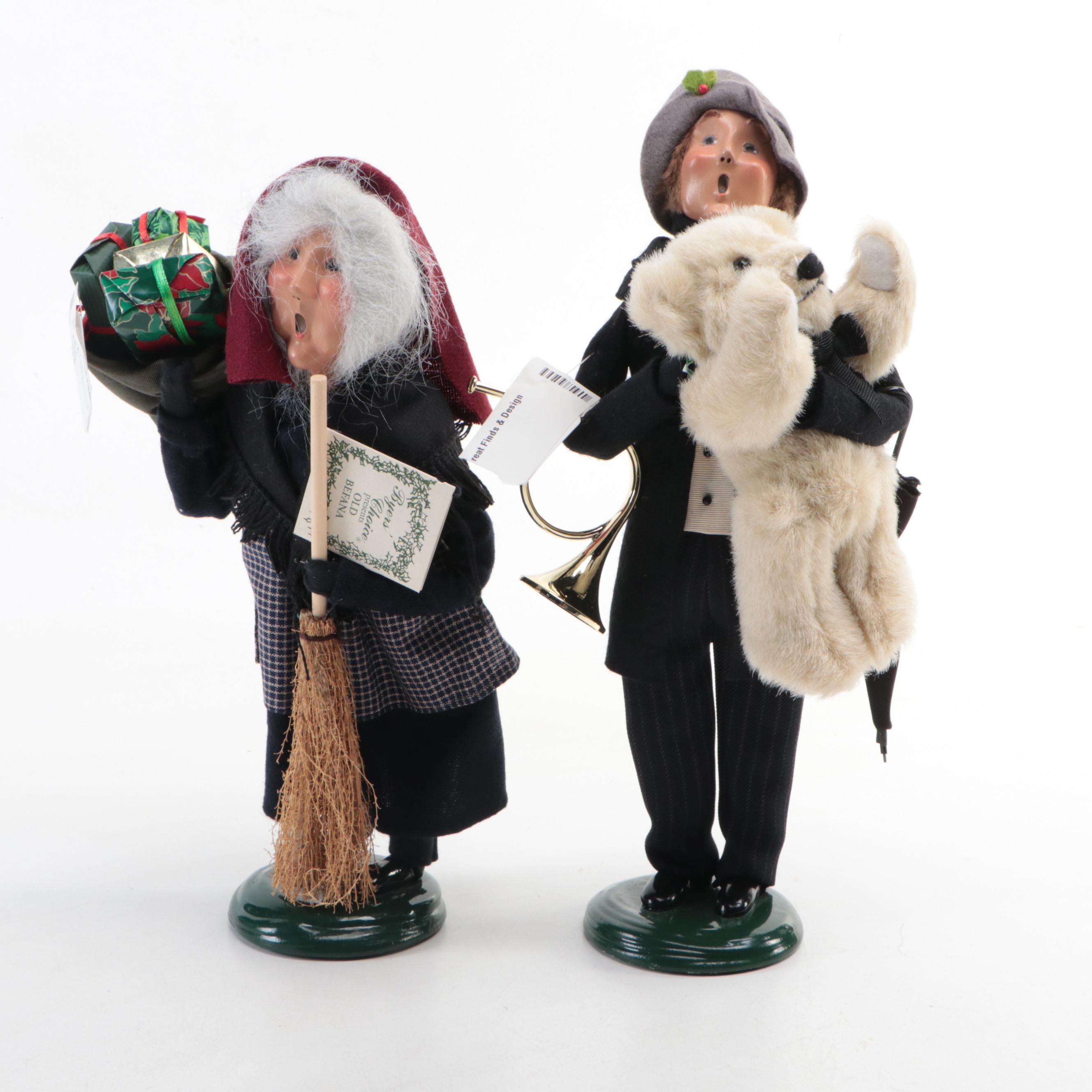 Byers' Choice Ltd. "The Carolers" Figurines and Fireplace Figurine