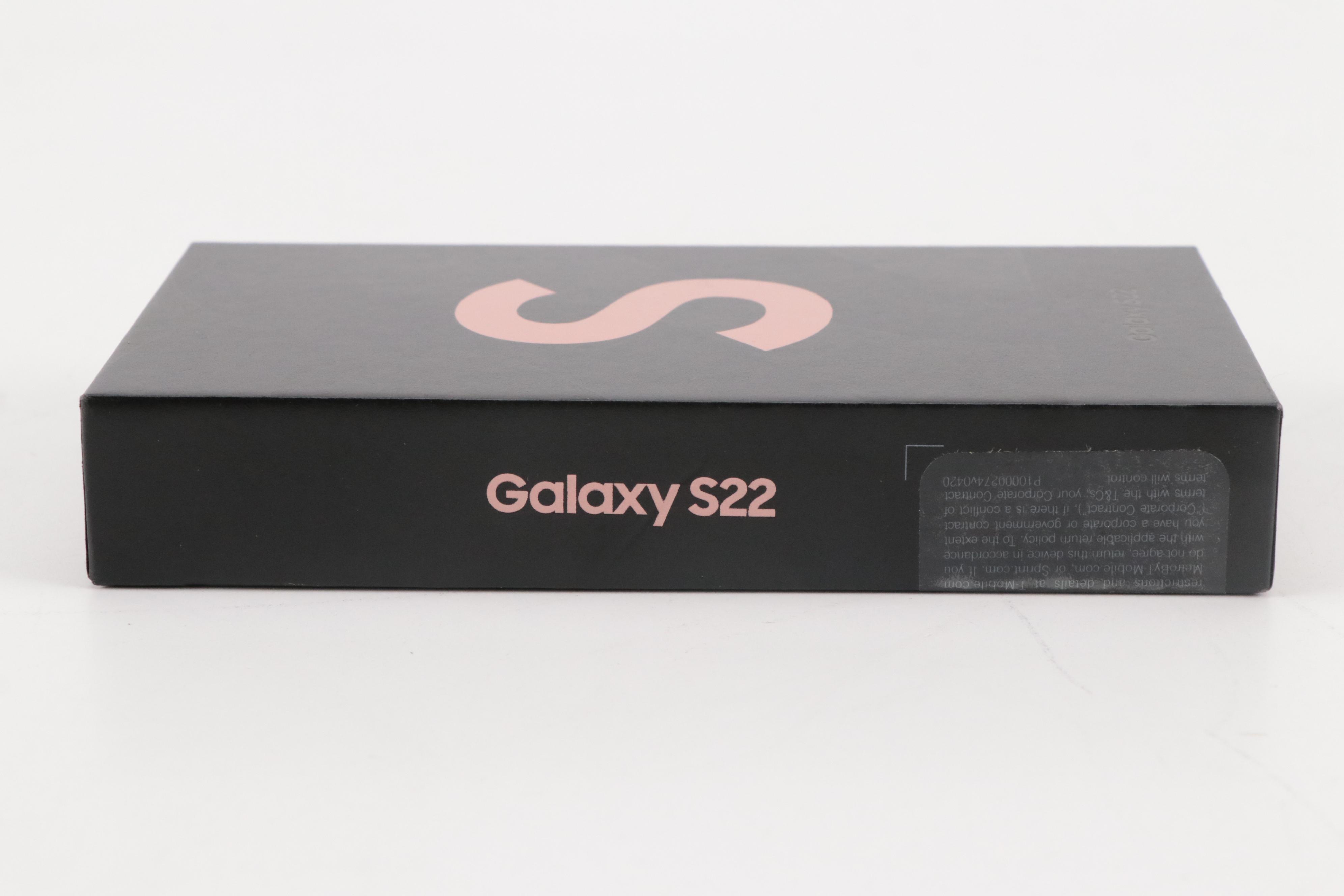Samsung Pink Gold Galaxy S22 Cellular Phone