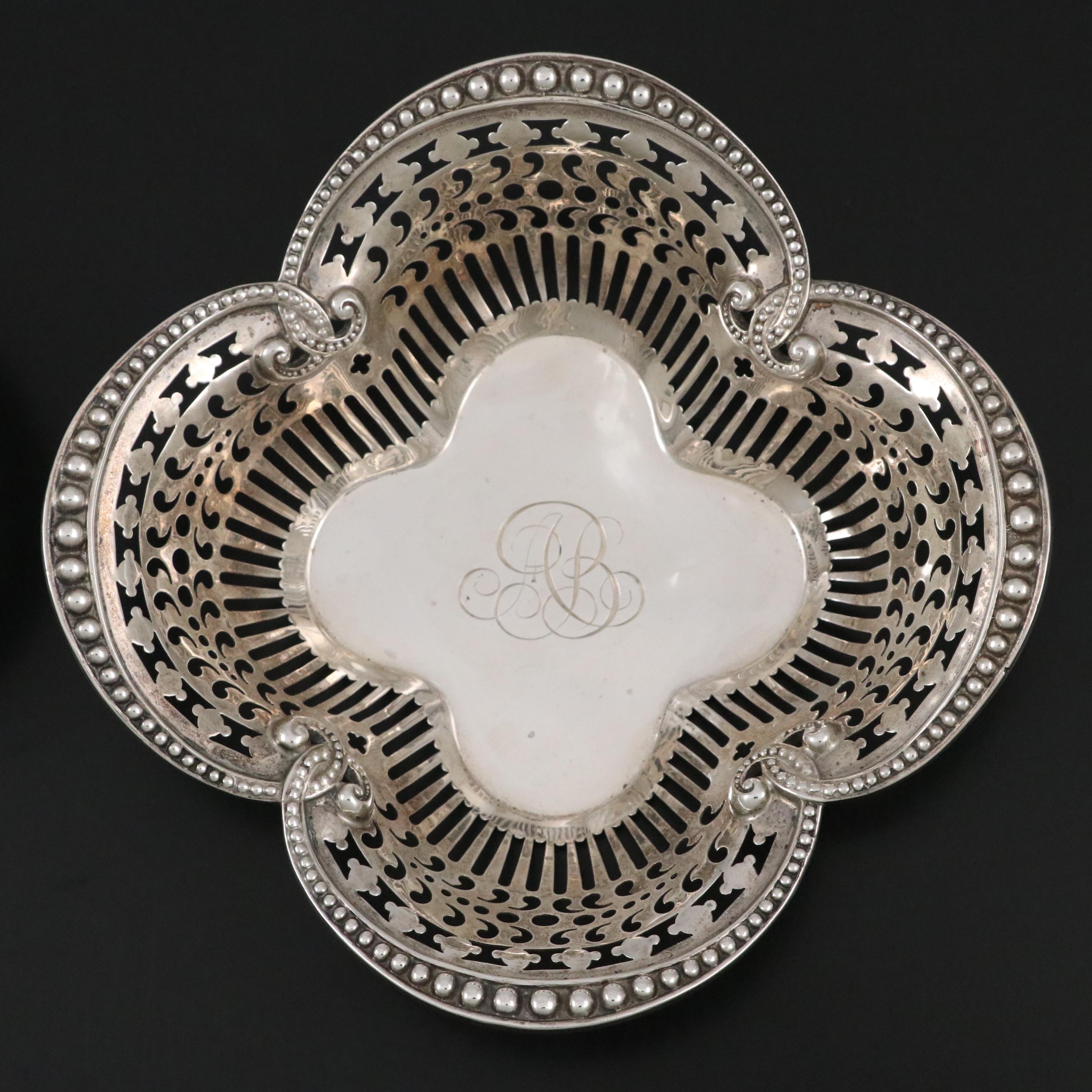 Bailey, Banks & Biddle Monogrammed Sterling Silver Nut Bowls