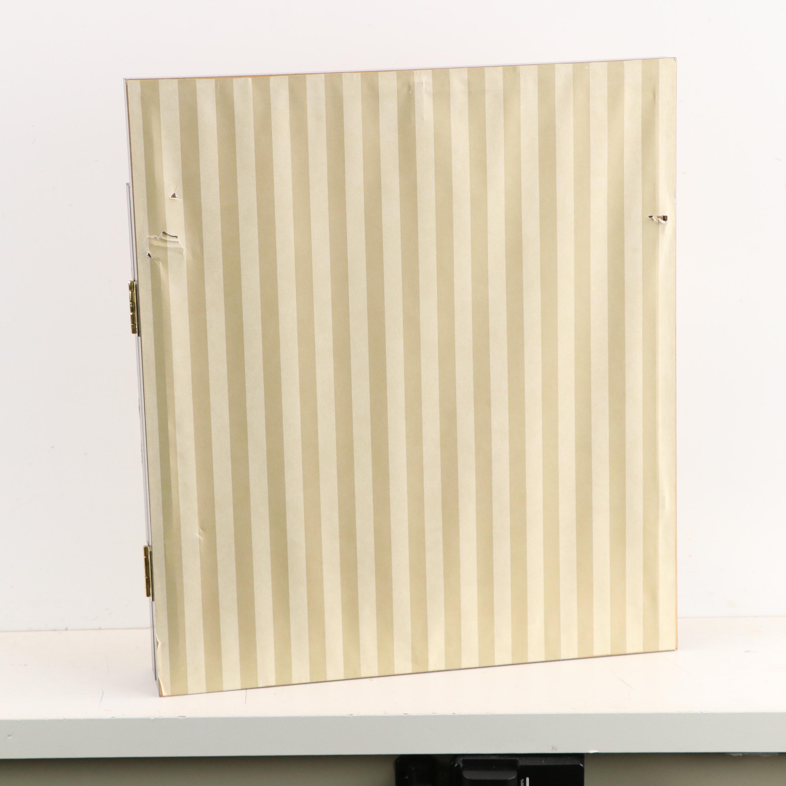 Margaret White Triptych Portrait Mixed Media Painting, 2001