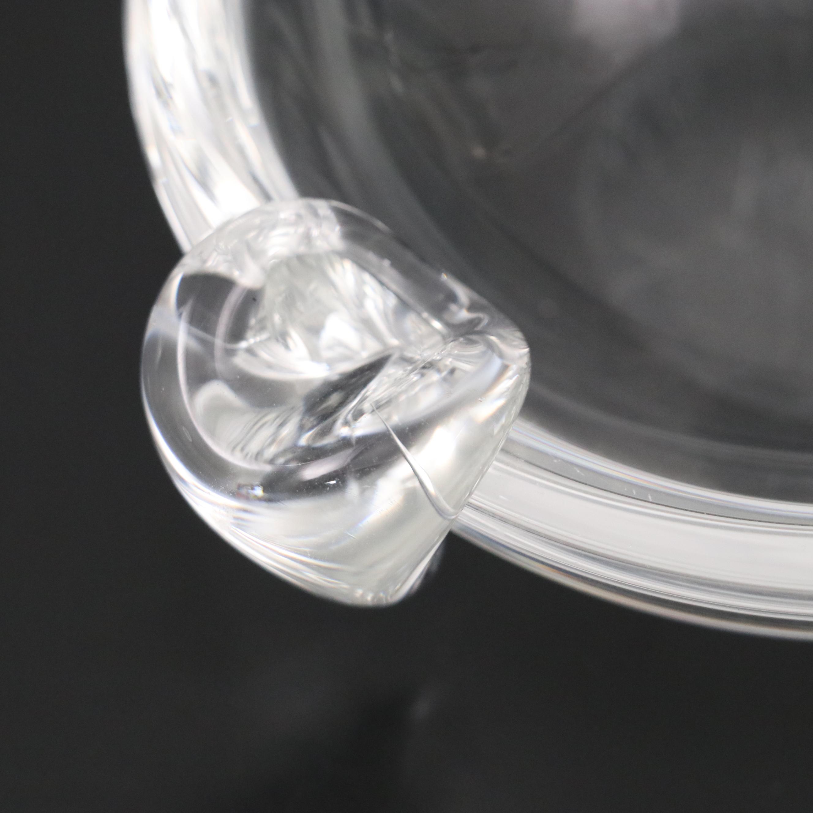 George Thompson for Steuben Glass Ash Receiver, Mid-20th Century