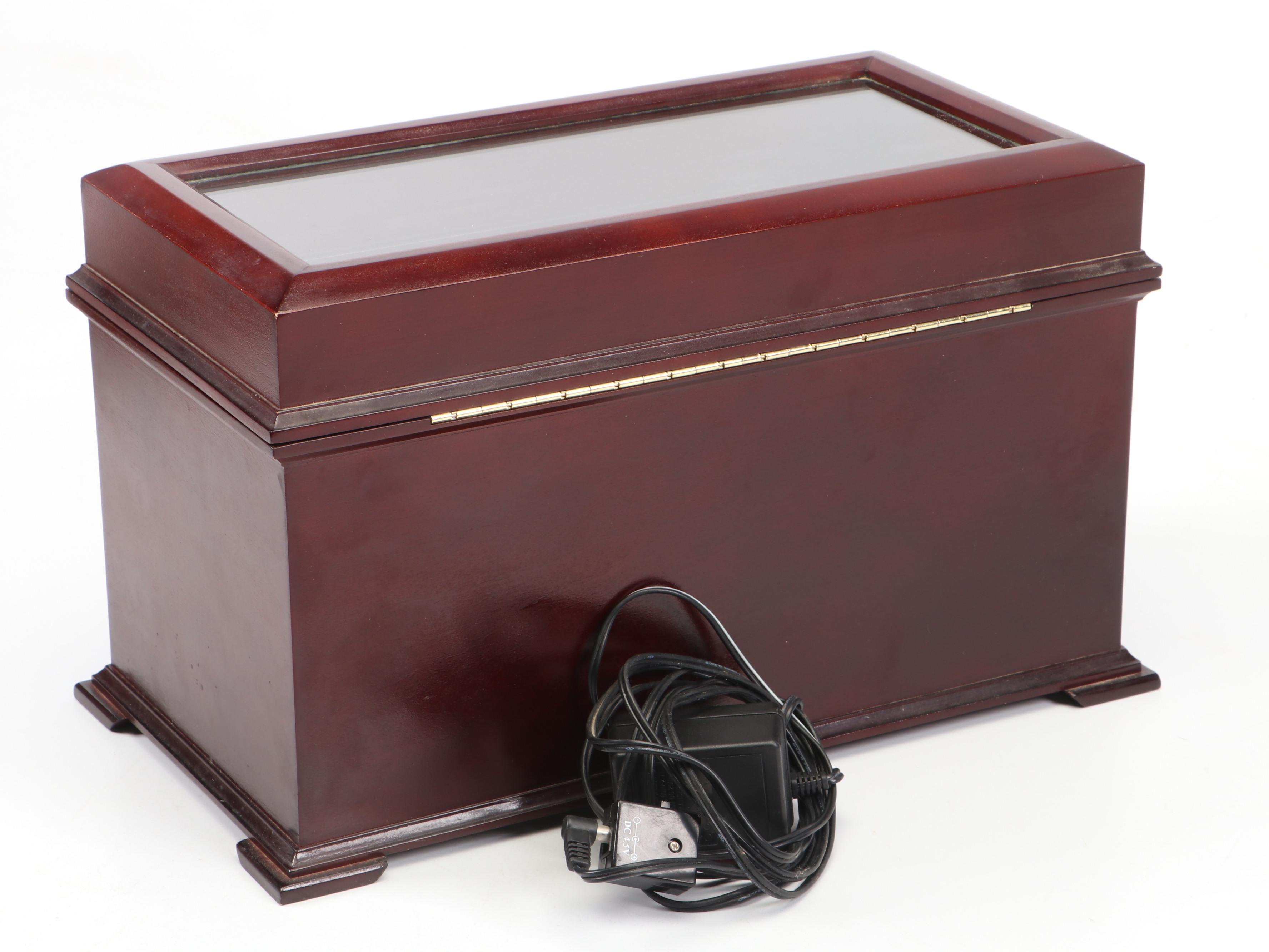 Mr. Christmas Animated Music Box with Changeable Discs and Miniature Diorama