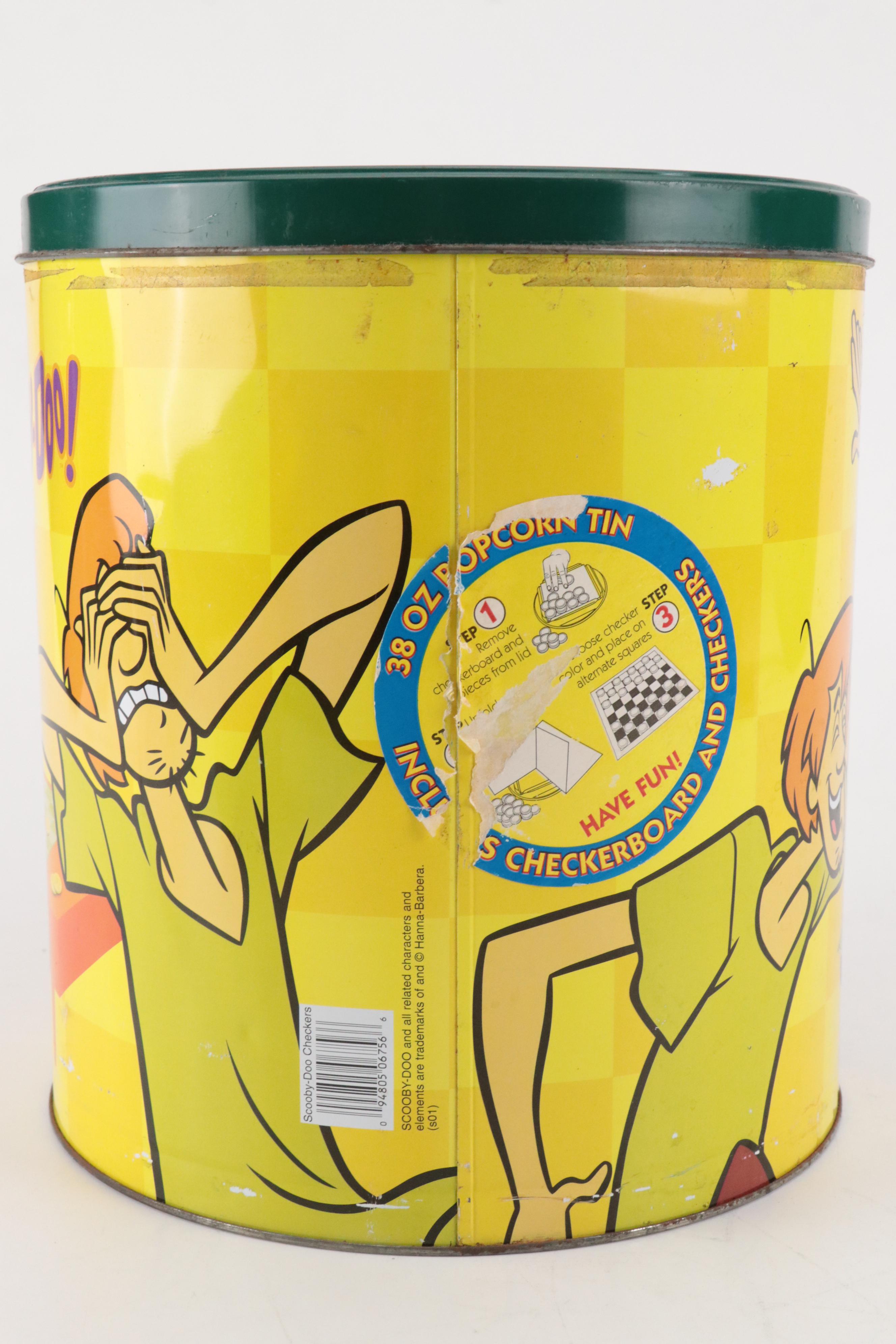 Houston Harvest Metal Scooby-Doo Popcorn Tin