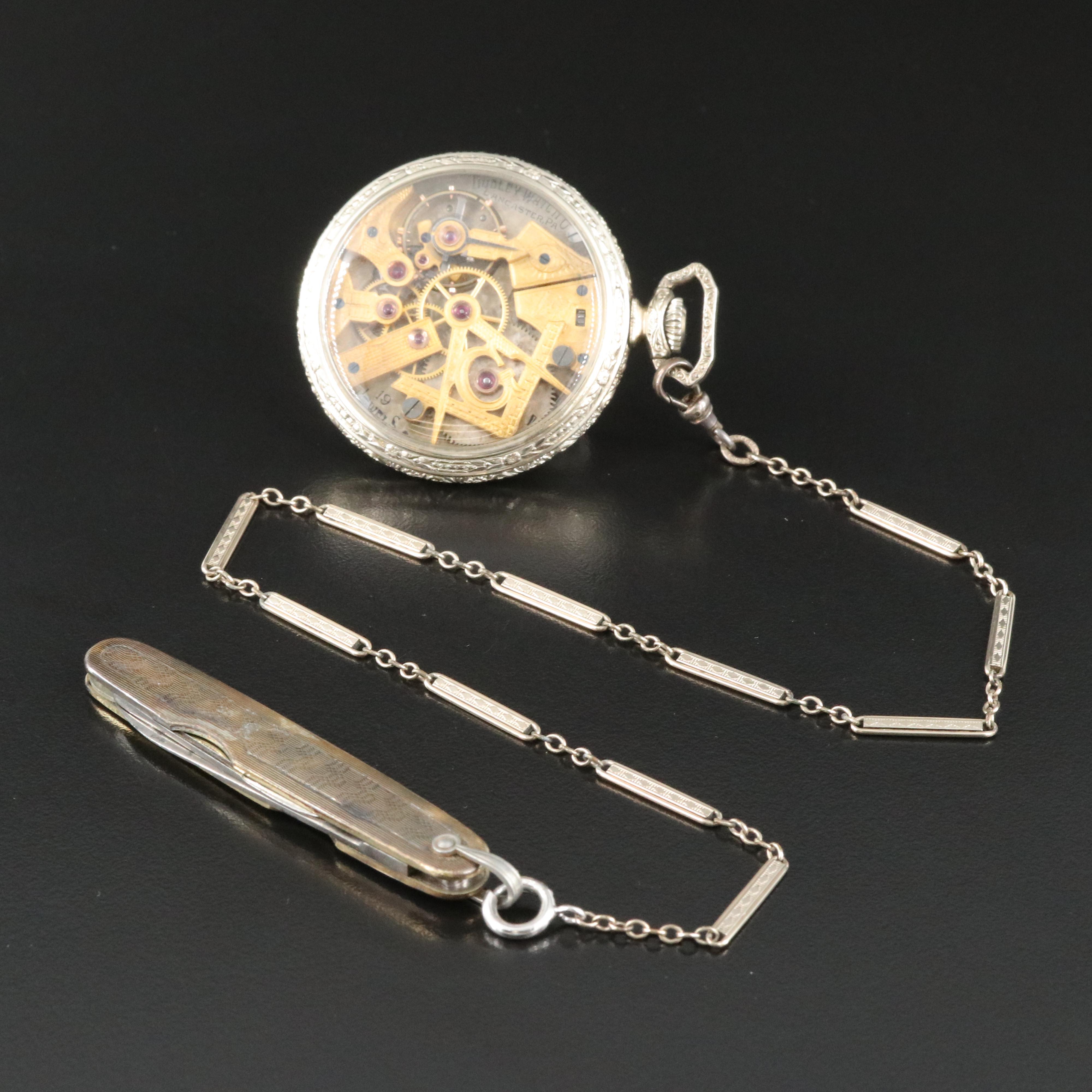 Dudley Freemason Pocket Watch
