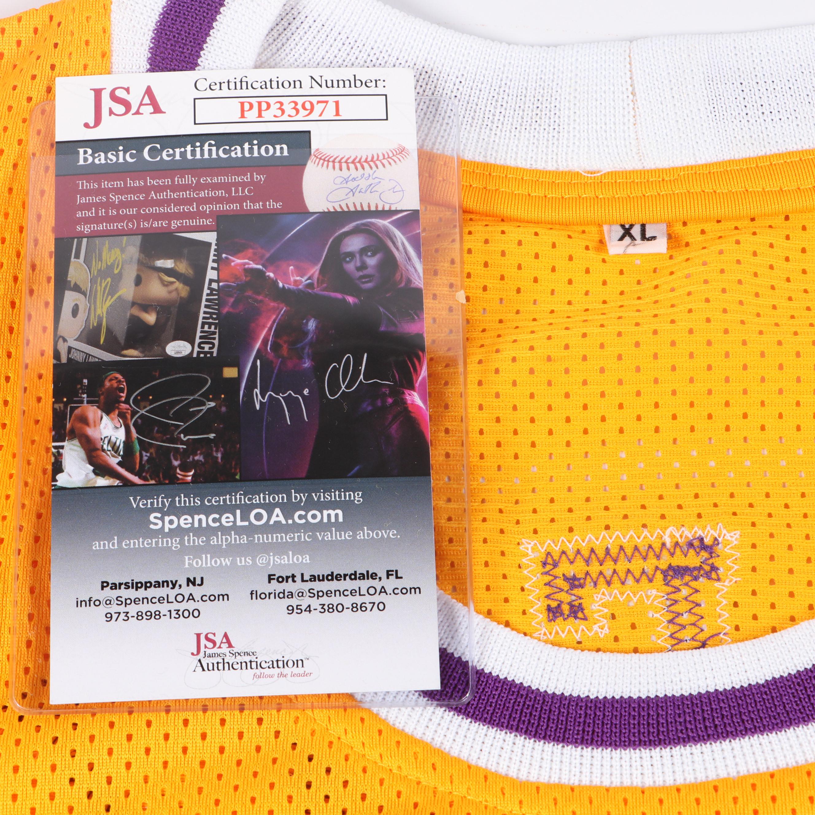 Shaquille O'Neal Signed Los Angeles Lakers Basketball Jersey