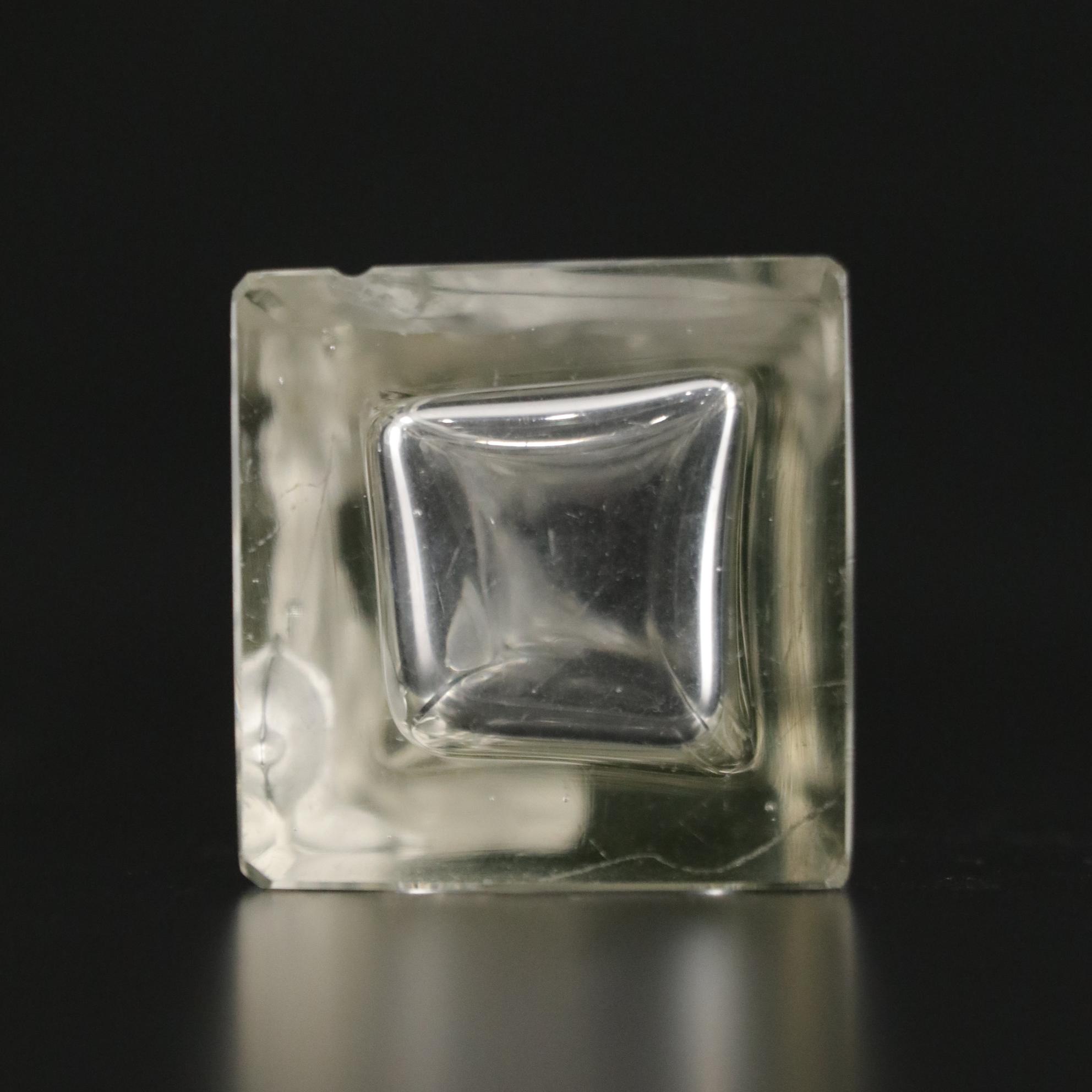 Antique Moser Intaglio Bud Vase With Verlys "Mandarin" Vase, Early 20th Century