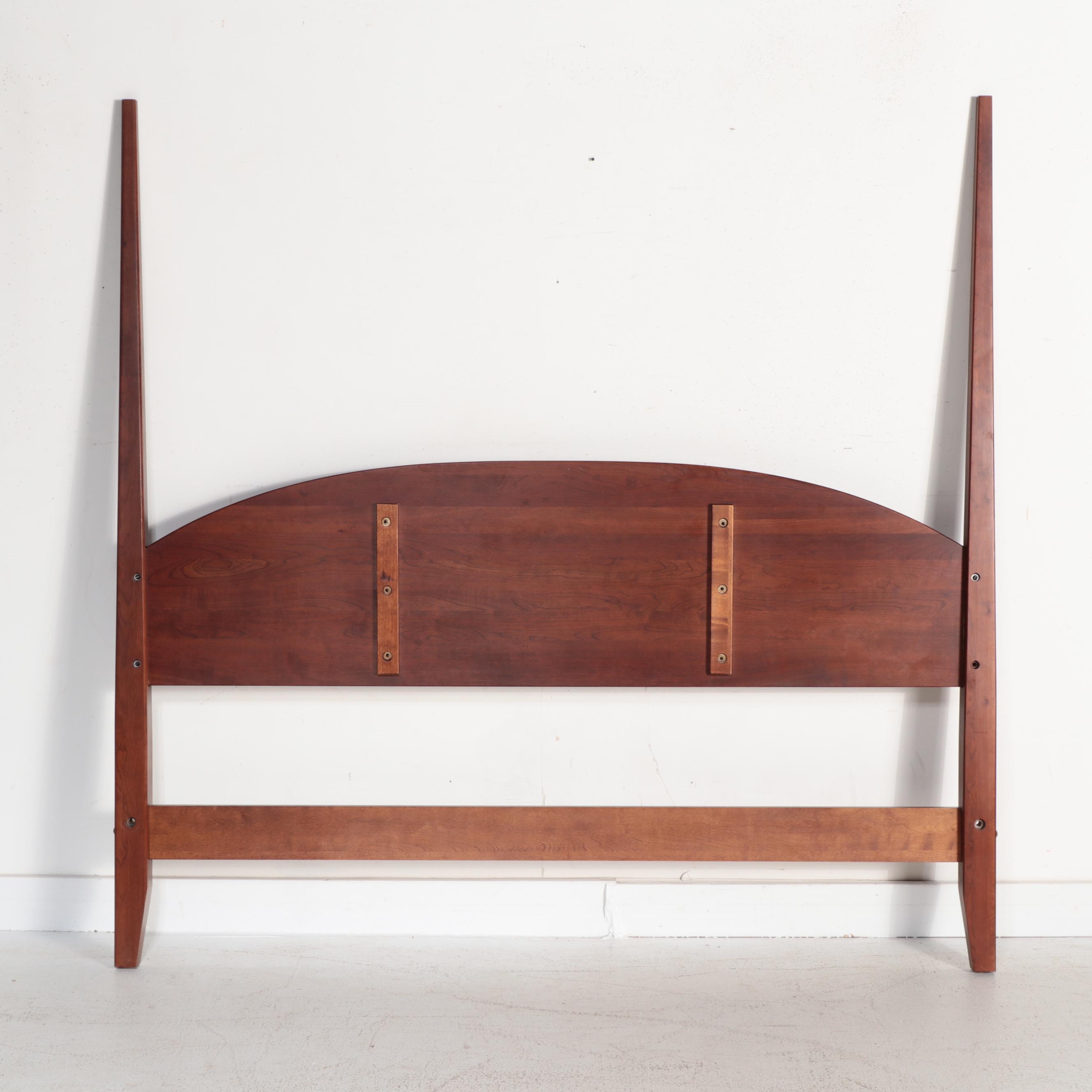 Ethan Allen Cherry American Impressions Canopy Bed with Side Tables