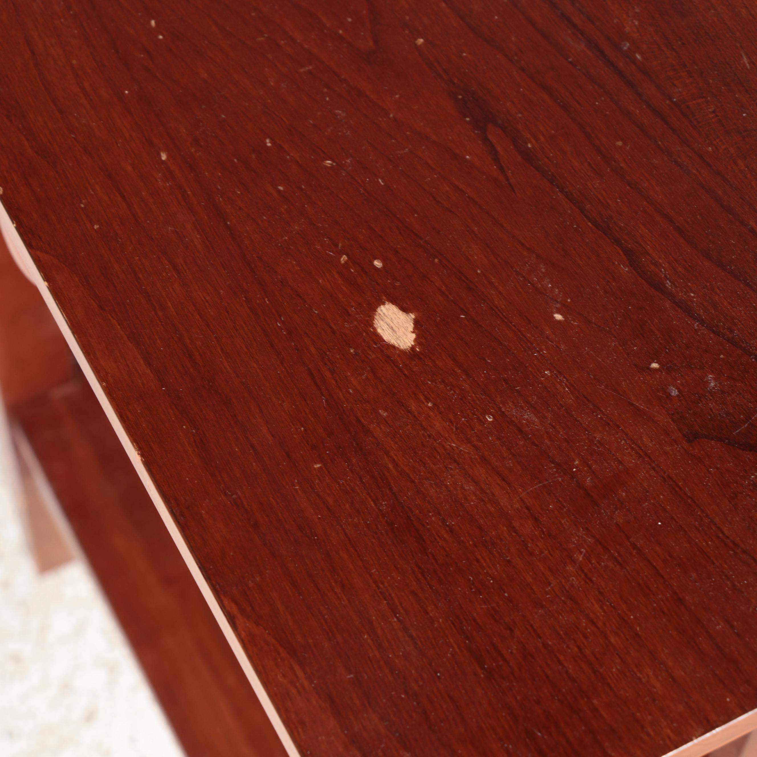 Ethan Allen Cherry American Impressions Canopy Bed with Side Tables