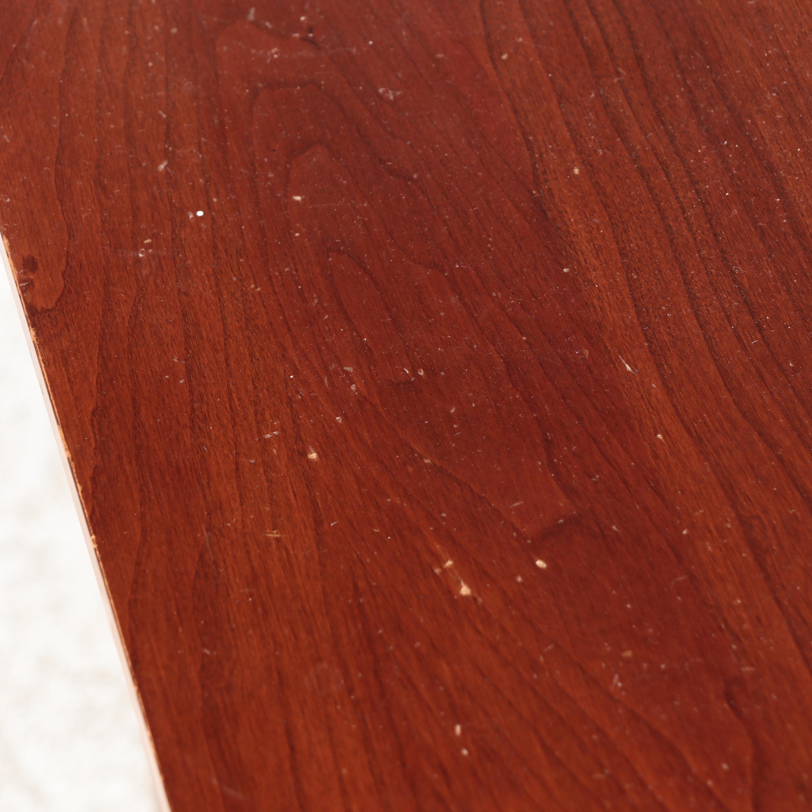 Ethan Allen Cherry American Impressions Canopy Bed with Side Tables