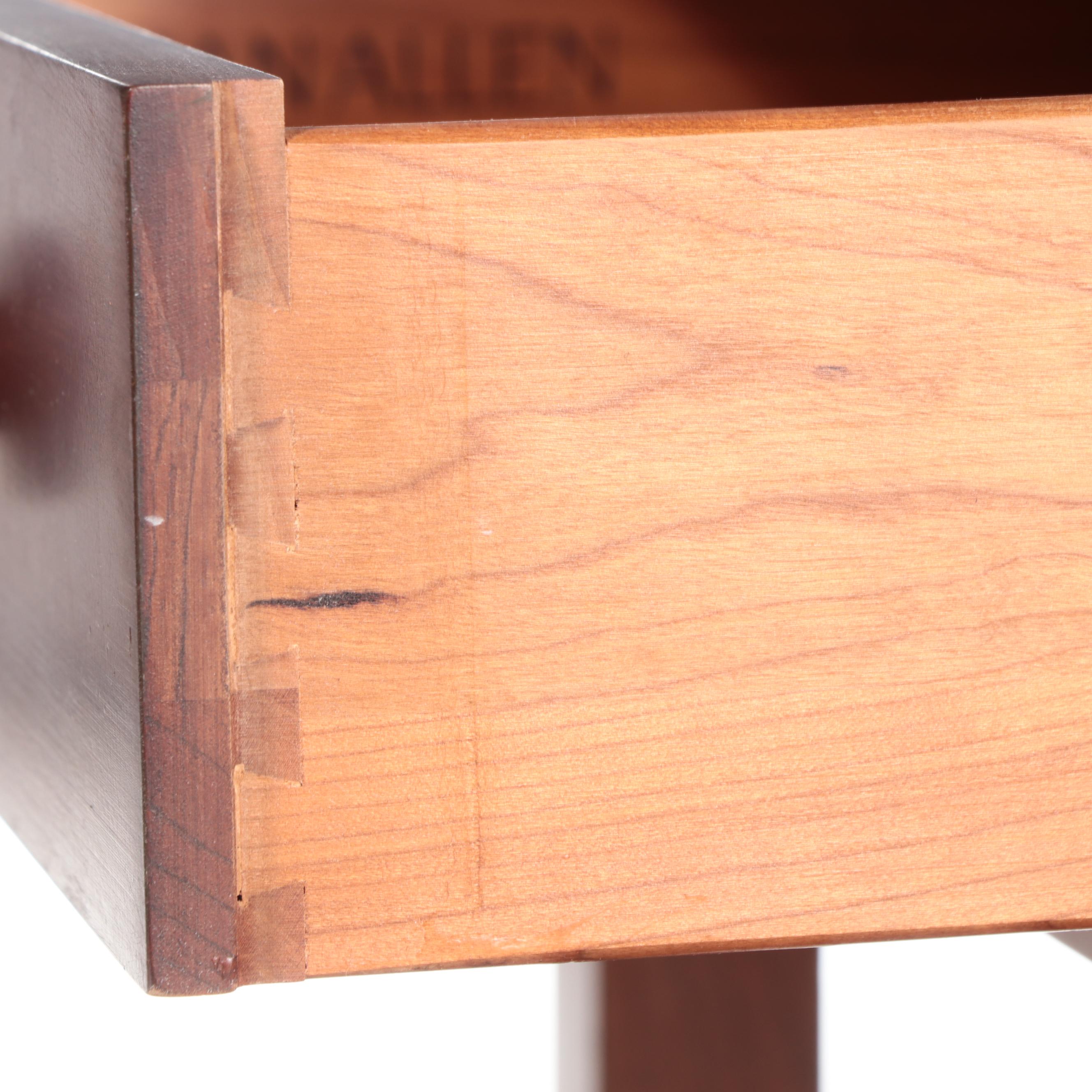 Ethan Allen Cherry American Impressions Canopy Bed with Side Tables