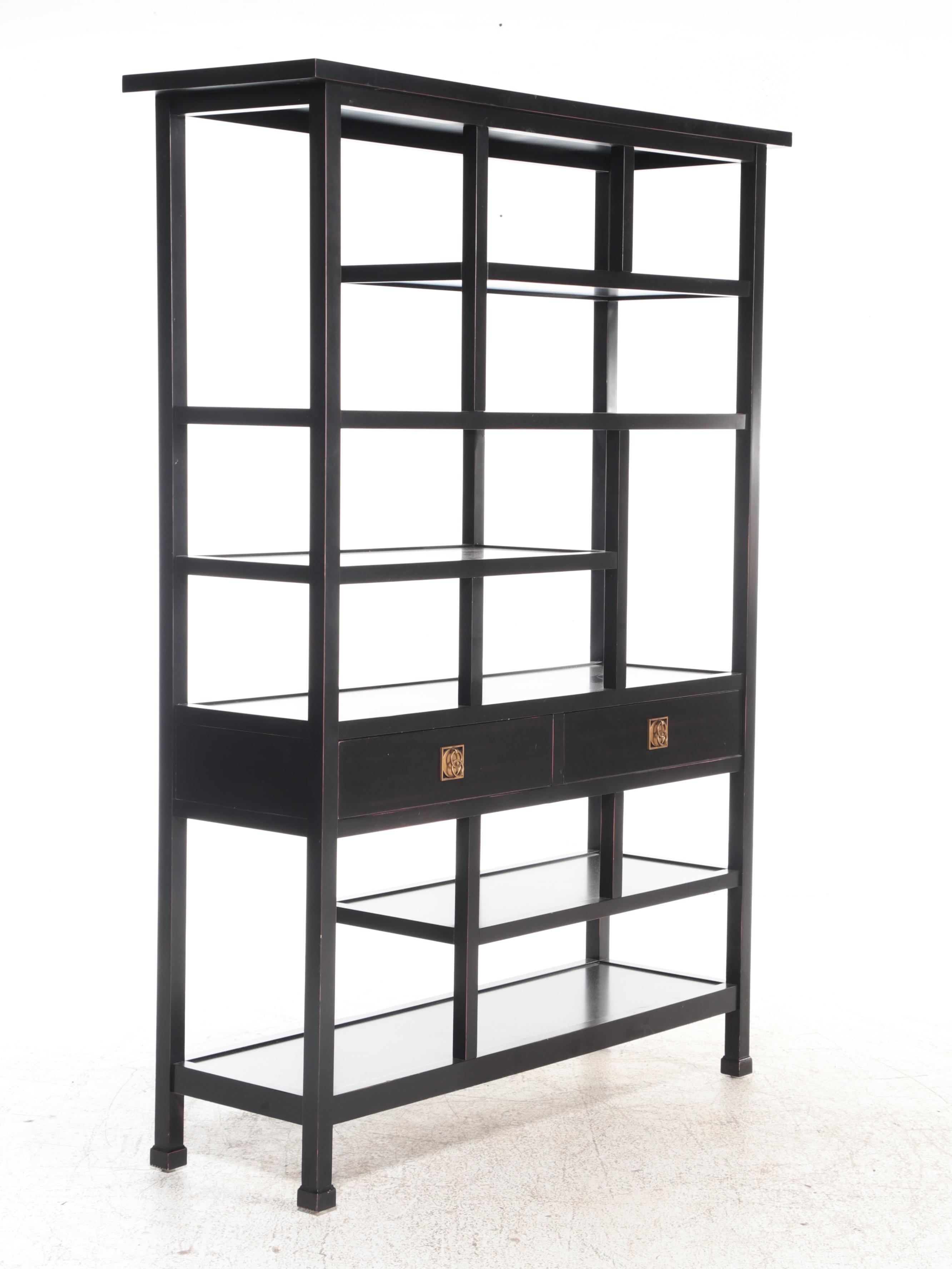 Bernhardt "Talesai" Étagère in Black Current Finish