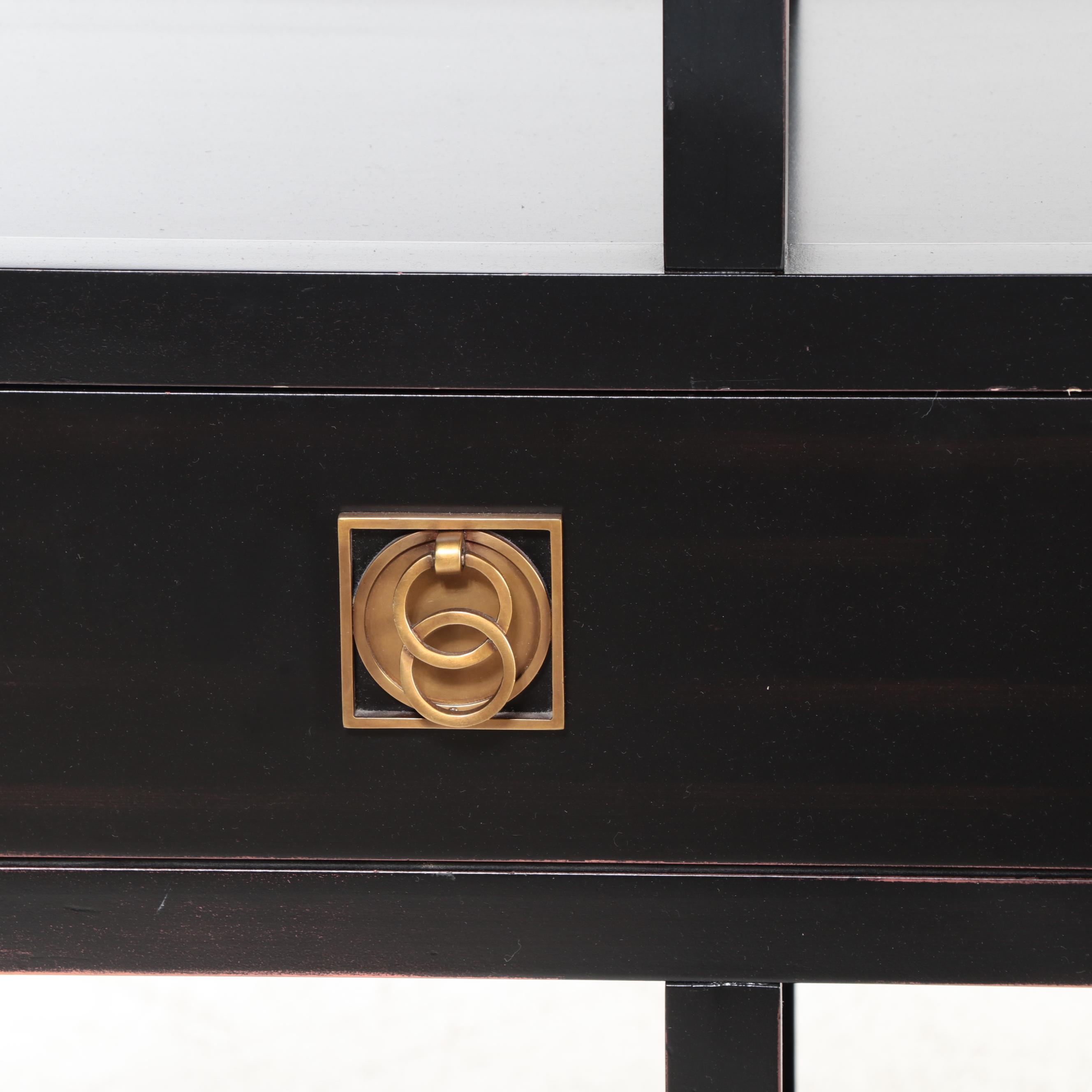 Bernhardt "Talesai" Étagère in Black Current Finish