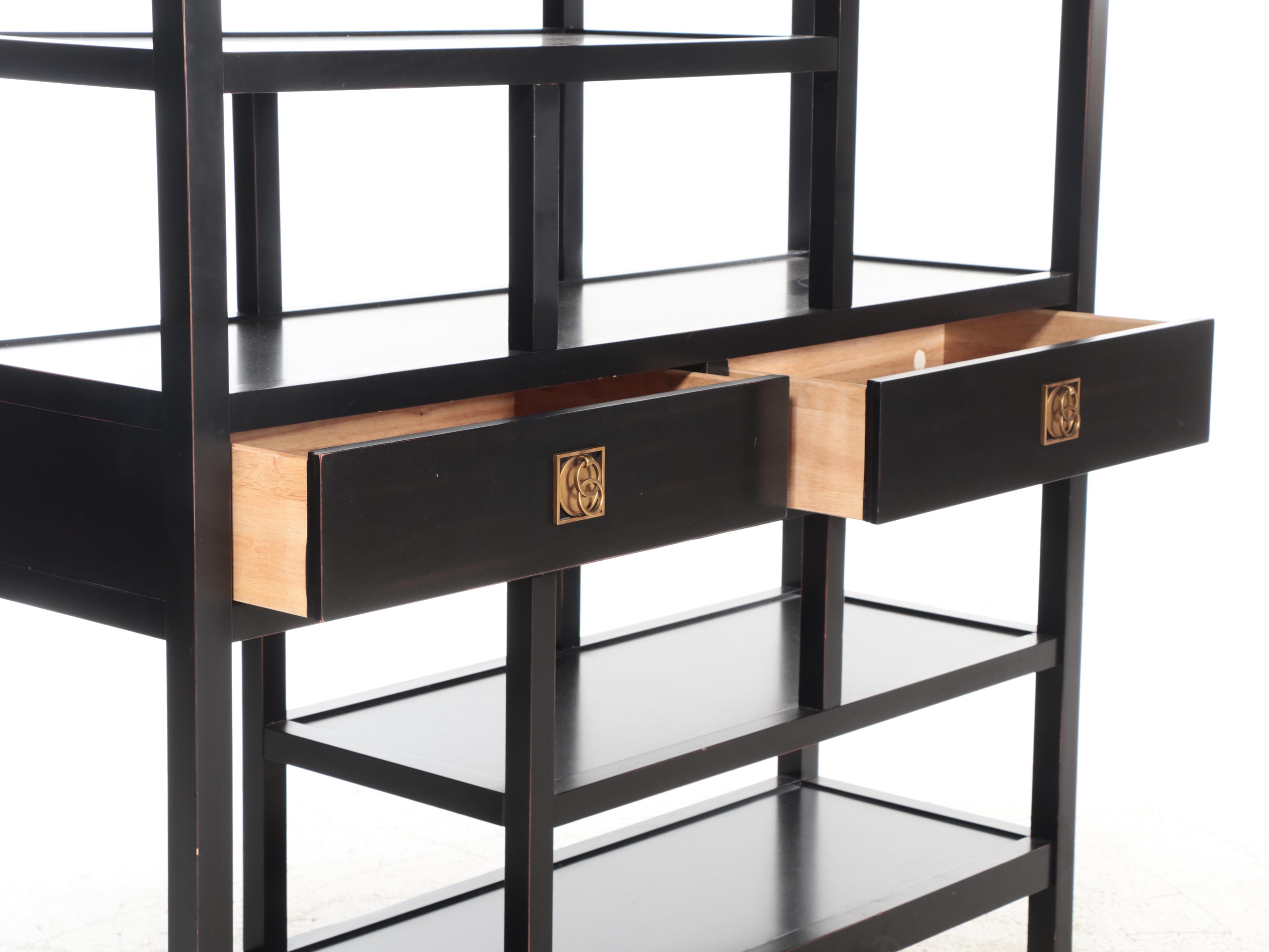 Bernhardt "Talesai" Étagère in Black Current Finish