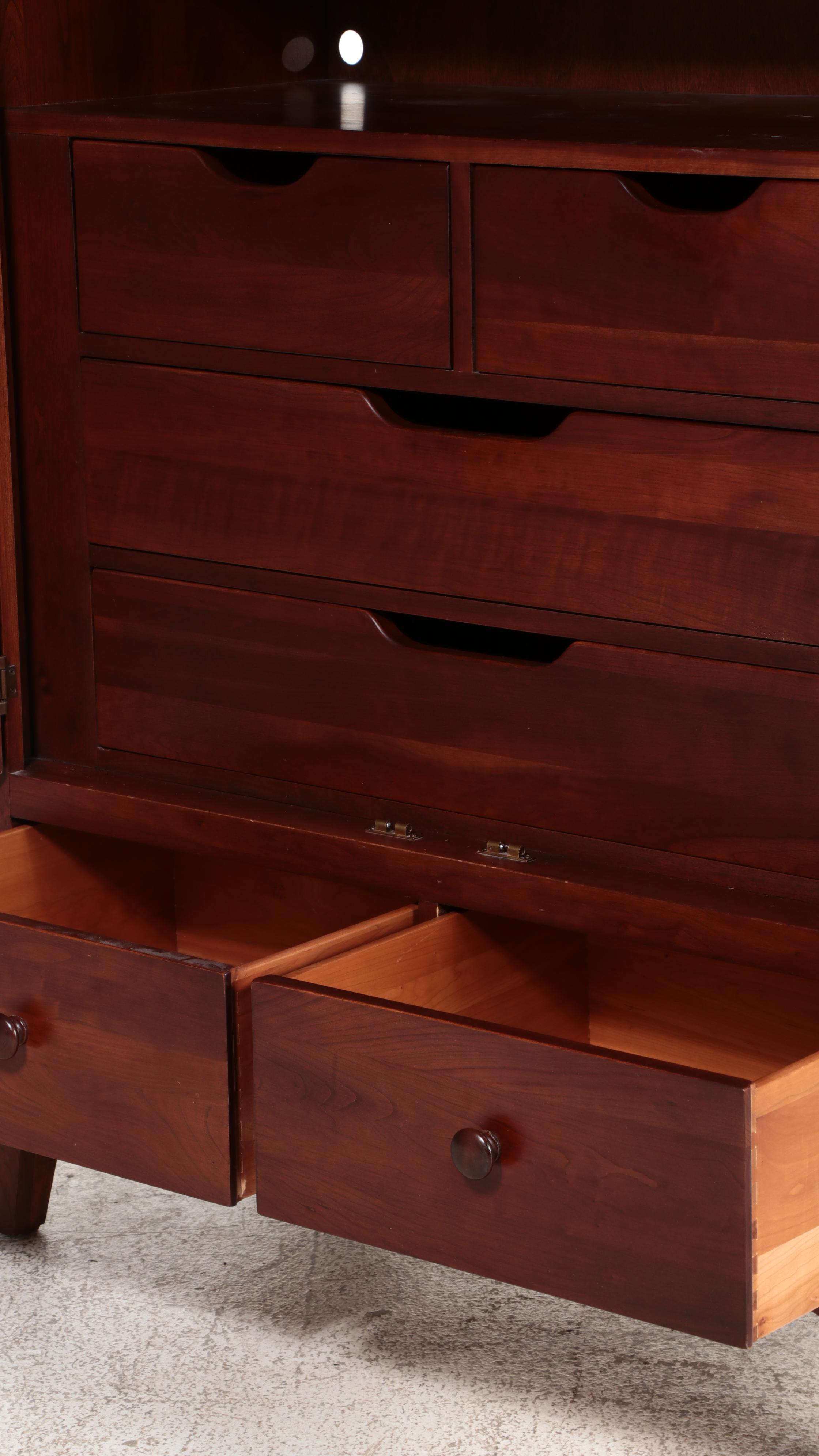 Ethan Allen "American Impressions" Cherrywood Wardrobe, Late 20th Century