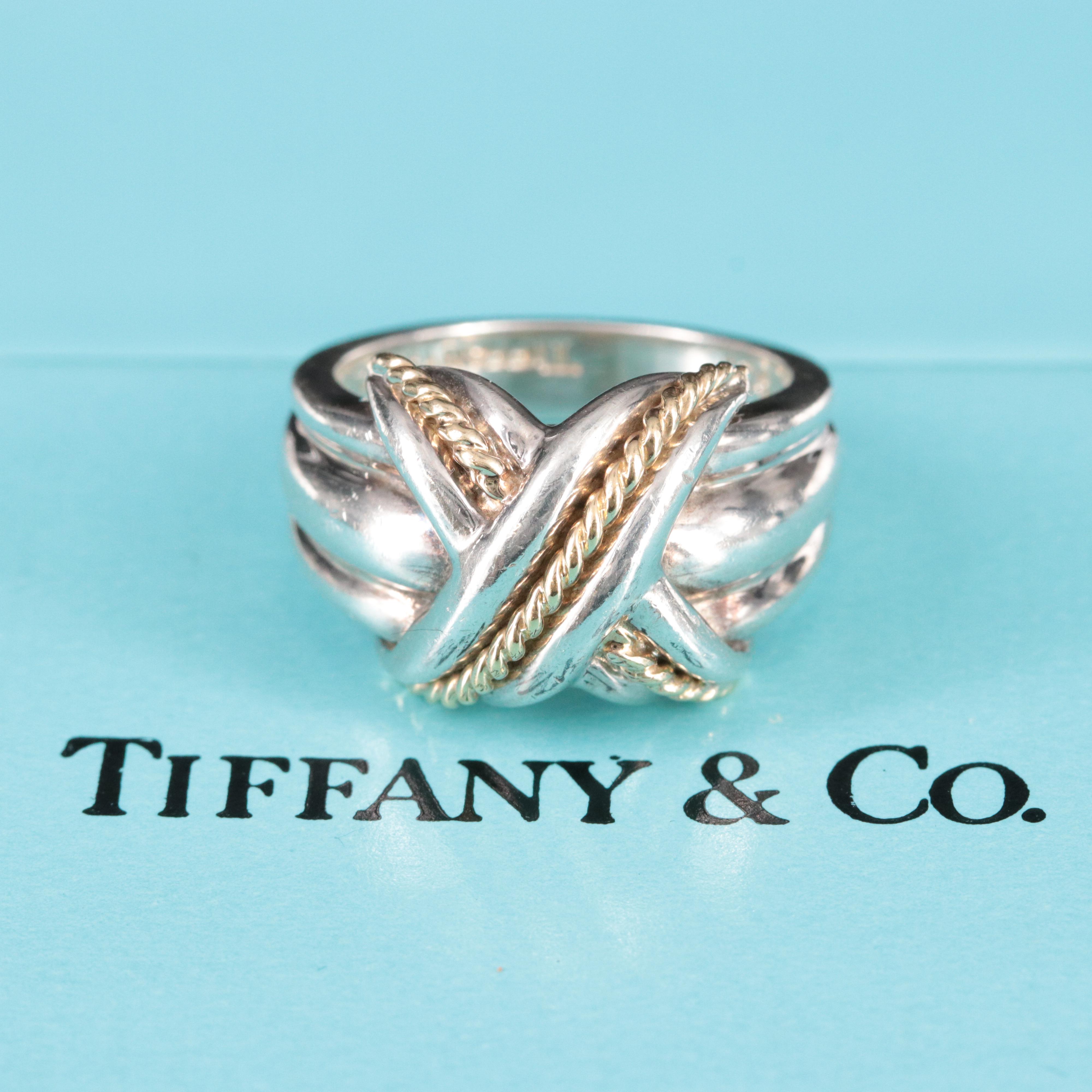 Tiffany Co Signature Sterling 2024 Silver Ring