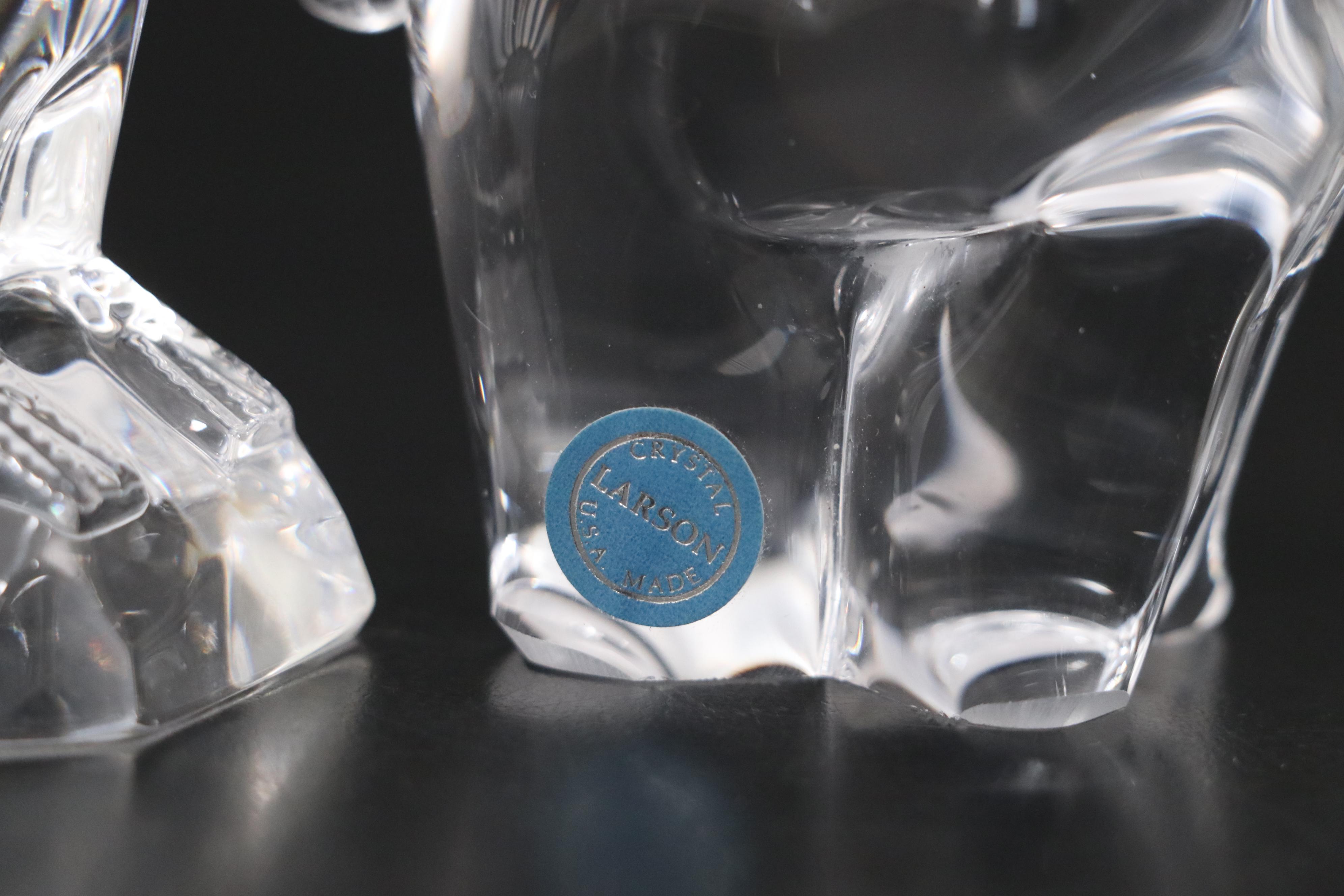 Waterford Crystal "Penguin" Figurine and More Crystal Animal Figurines