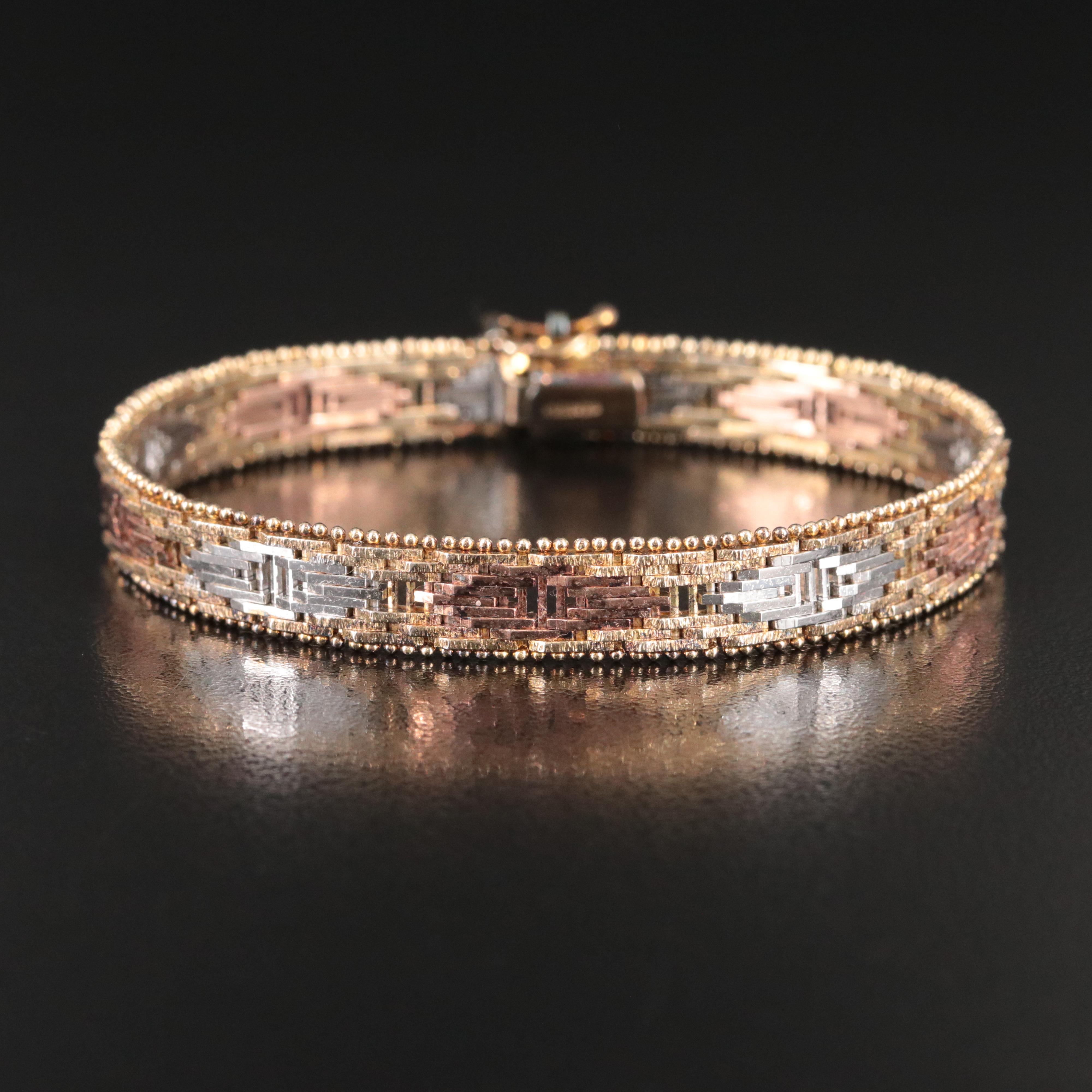 Italian Milor Sterling Riccio Bracelet