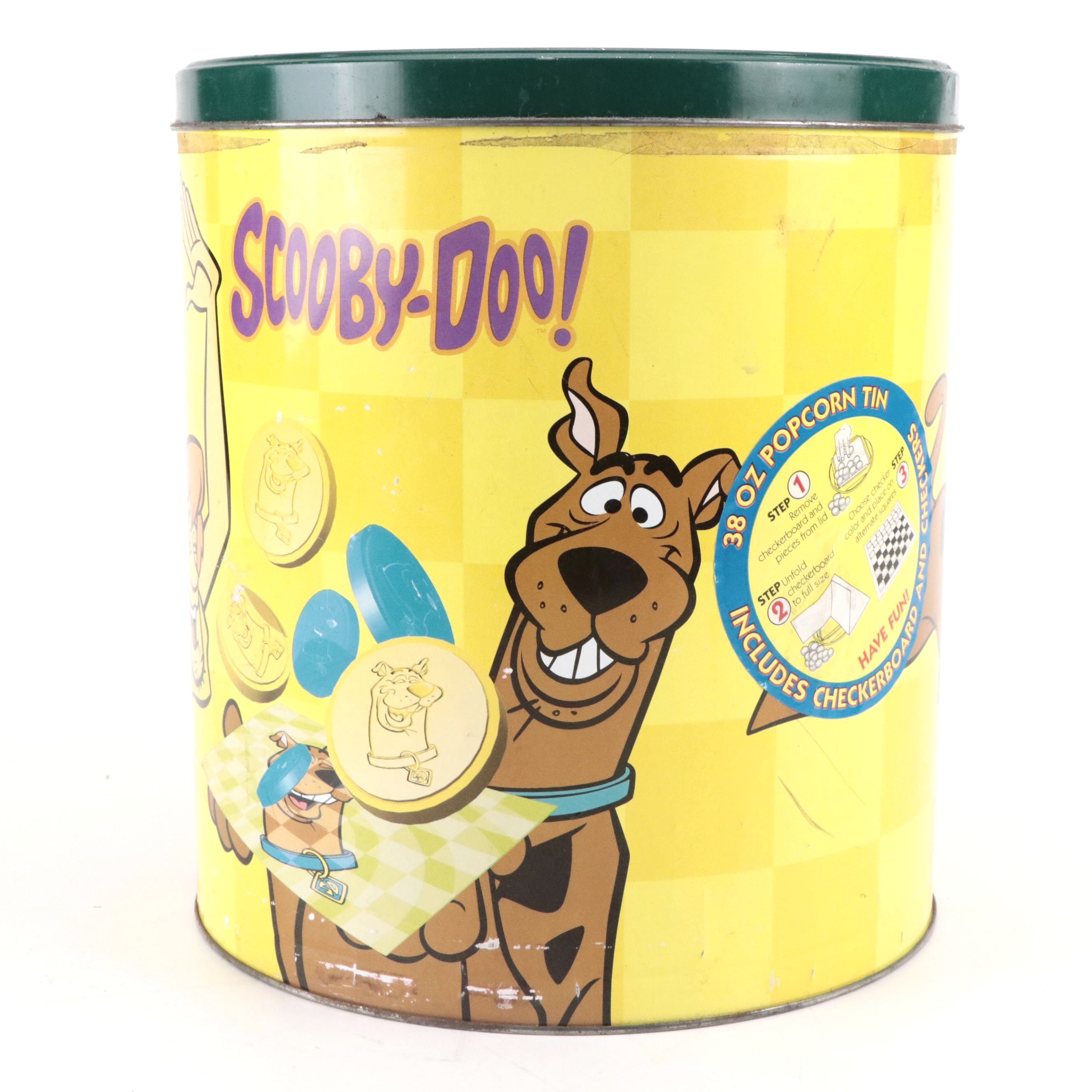 Houston Harvest Metal Scooby-Doo Popcorn Tin