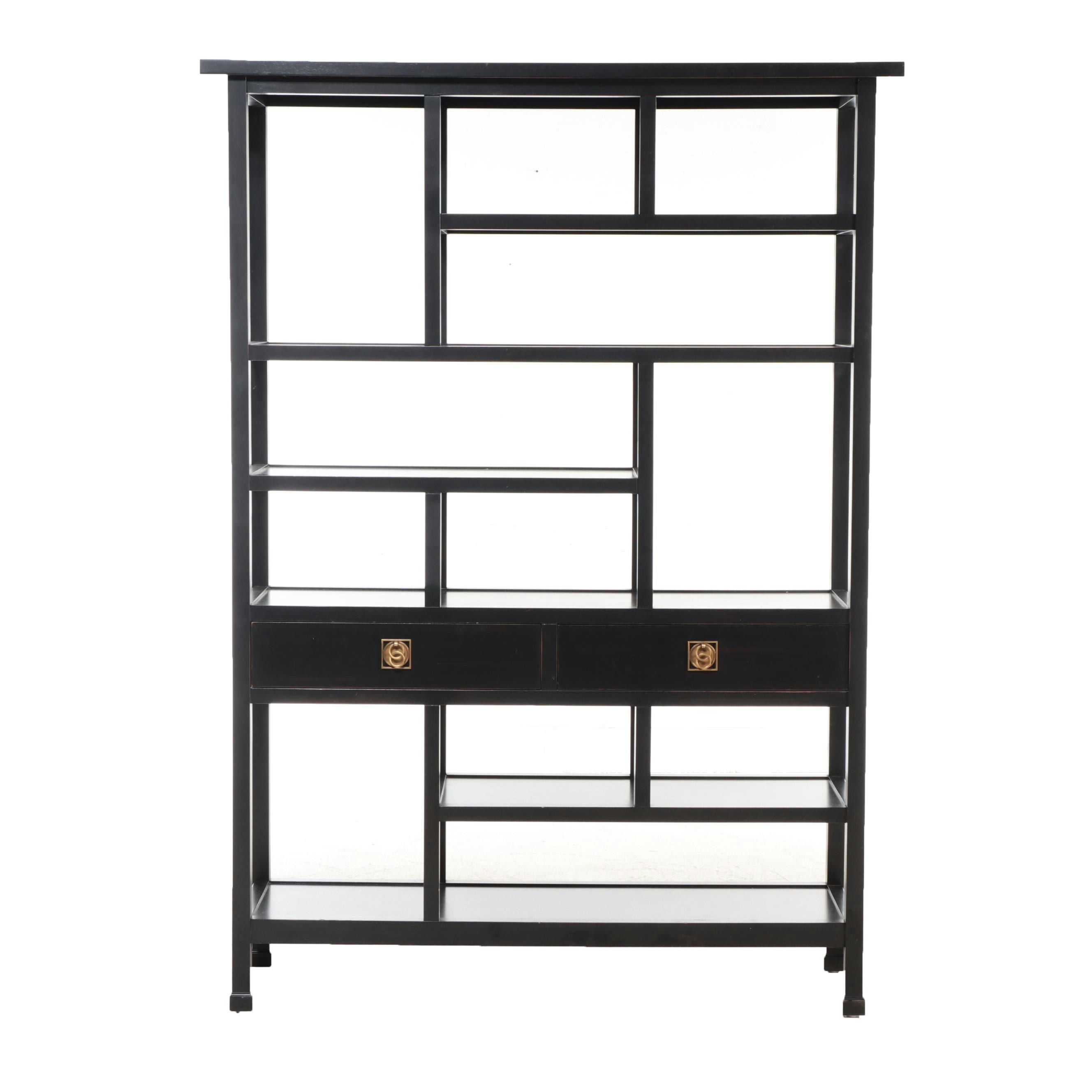 Bernhardt "Talesai" Étagère in Black Current Finish