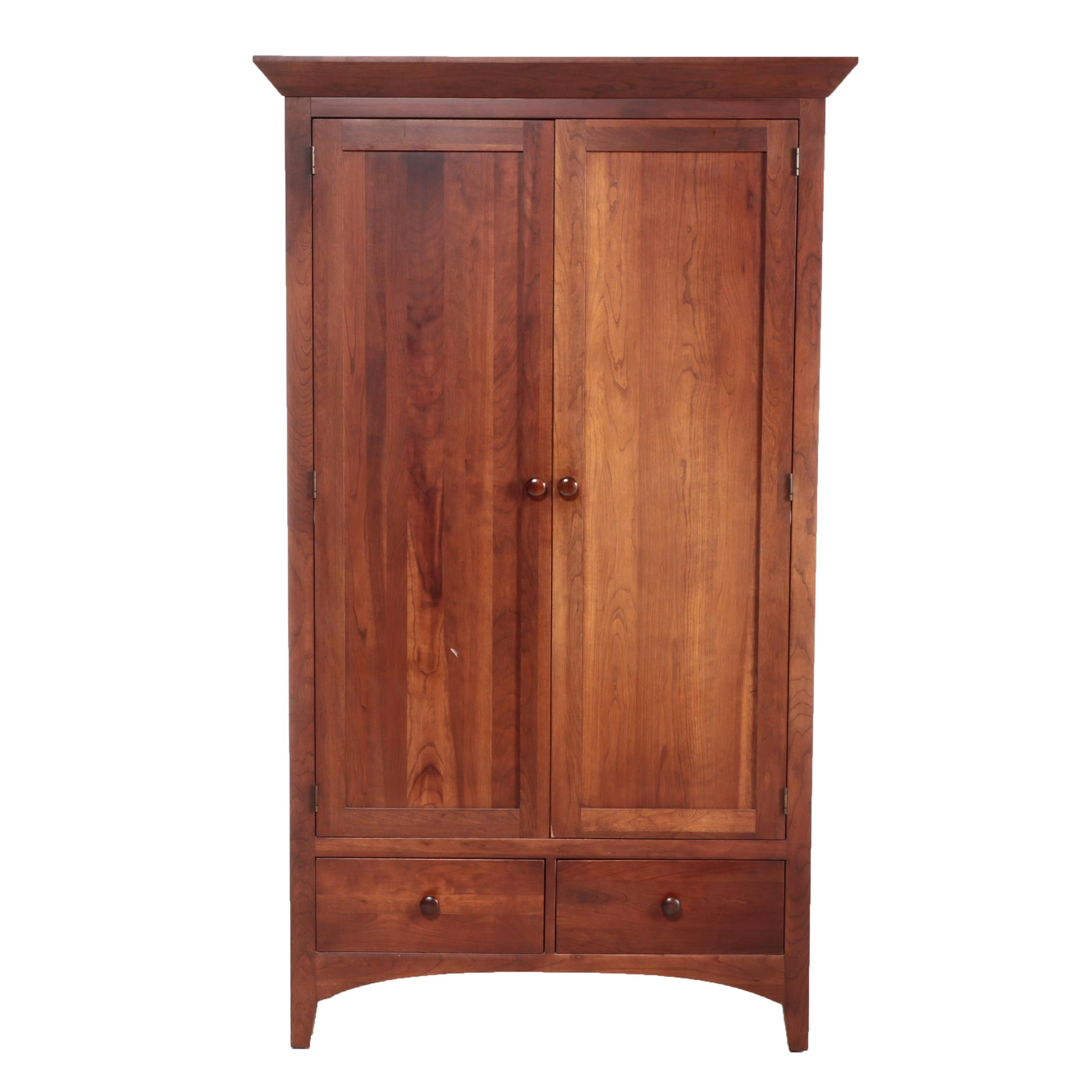 Ethan Allen "American Impressions" Cherrywood Wardrobe, Late 20th Century
