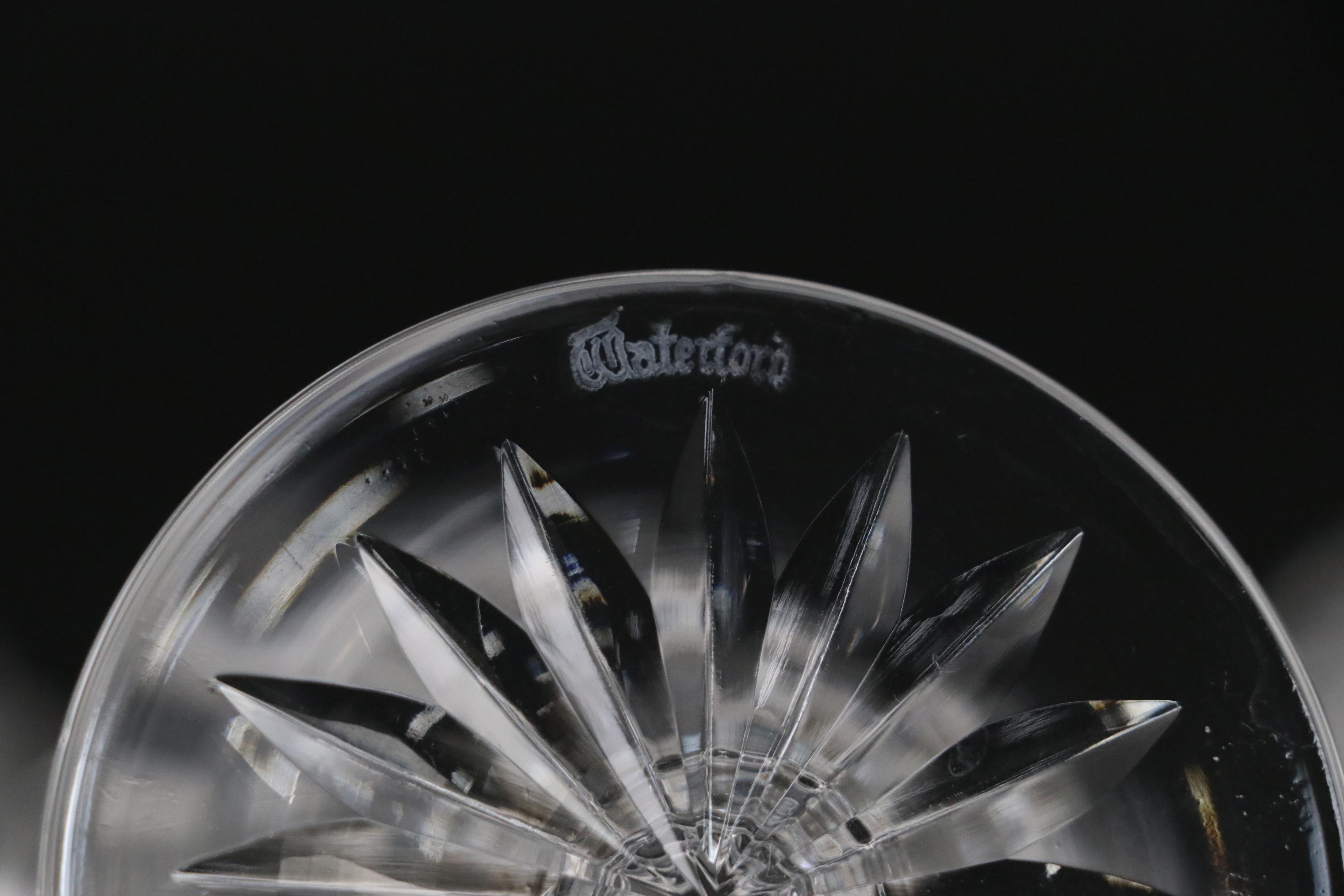 Waterford Crystal "Powerscourt" Champagne Coupes, Mid to Late 20th Century