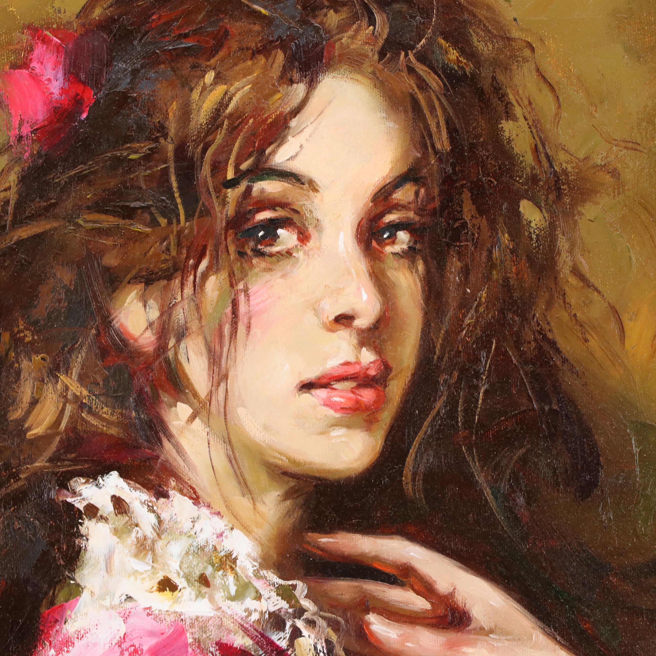 Andrew Atroshenko Oil Painting "Christina"