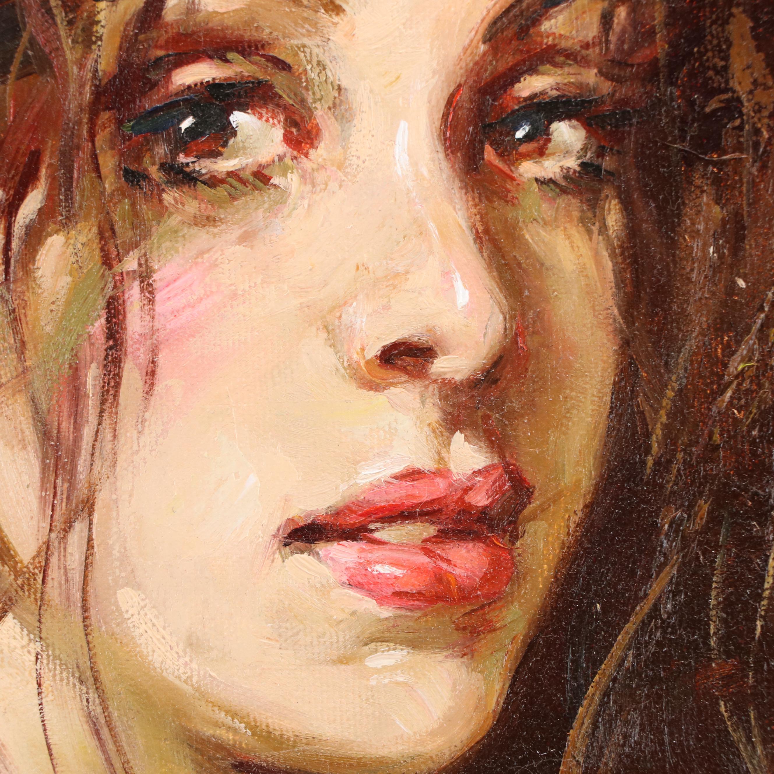 Andrew Atroshenko Oil Painting "Christina"