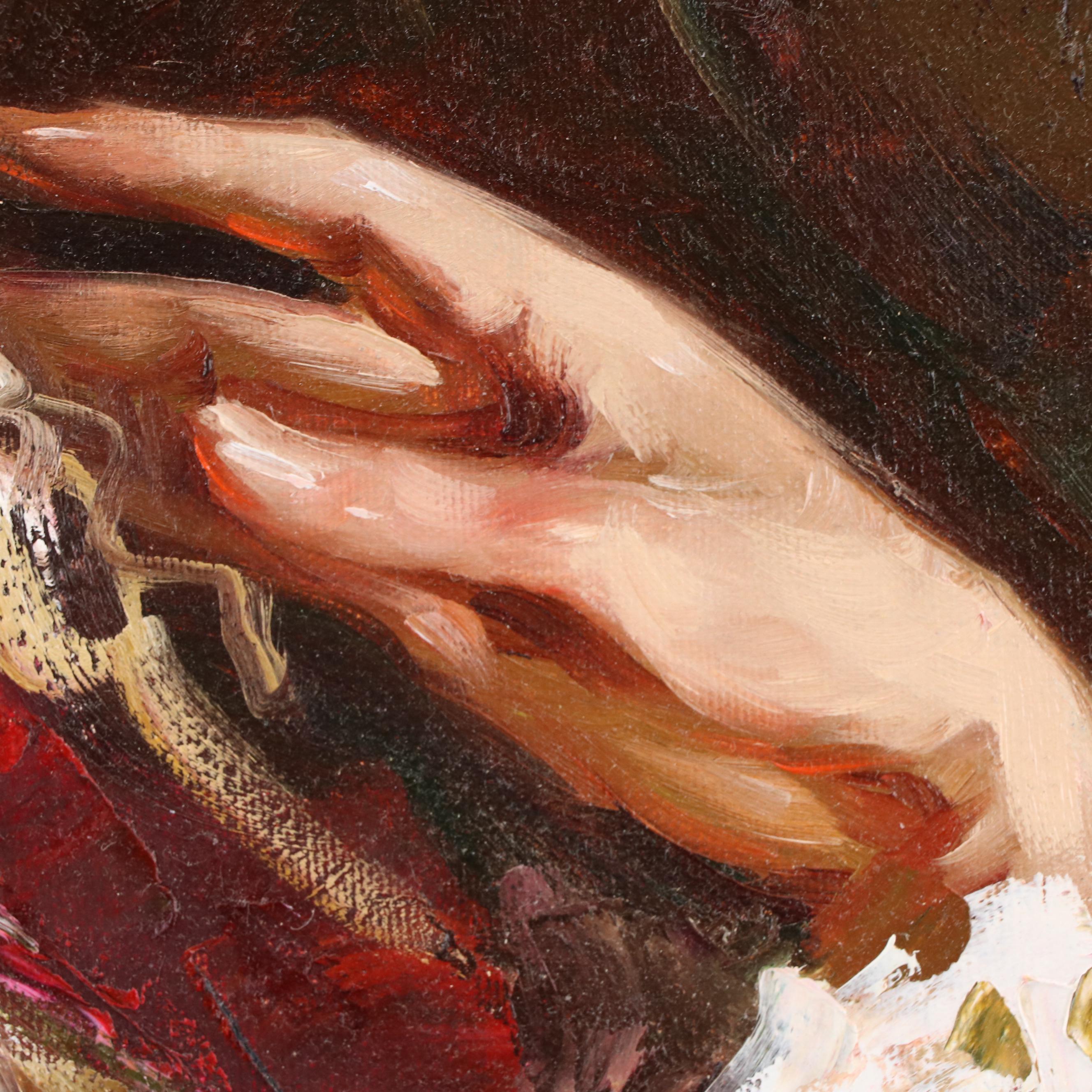 Andrew Atroshenko Oil Painting "Christina"