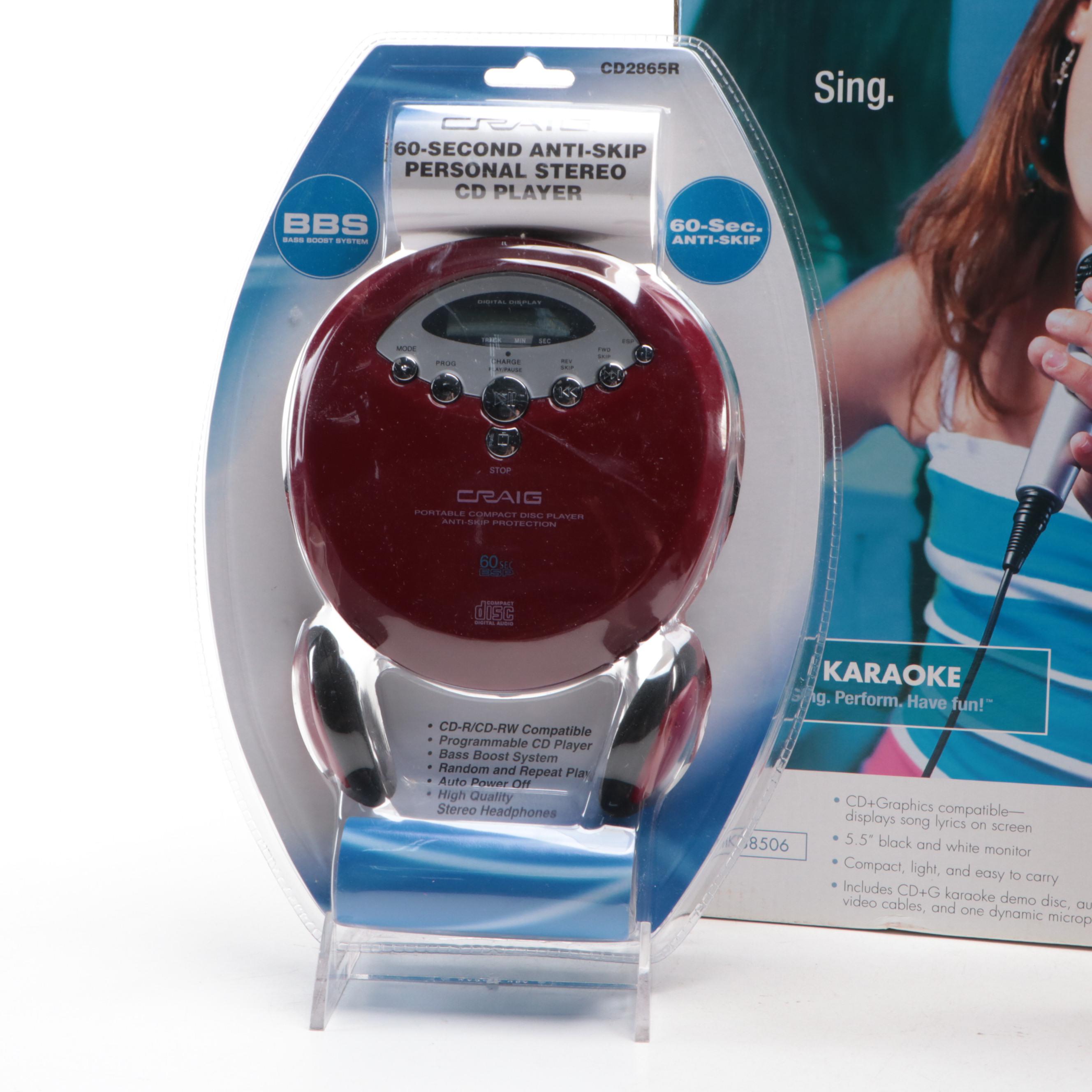 NSYNC Joey Fatone Marionette with Memorex Karaoke System, Microphone and More