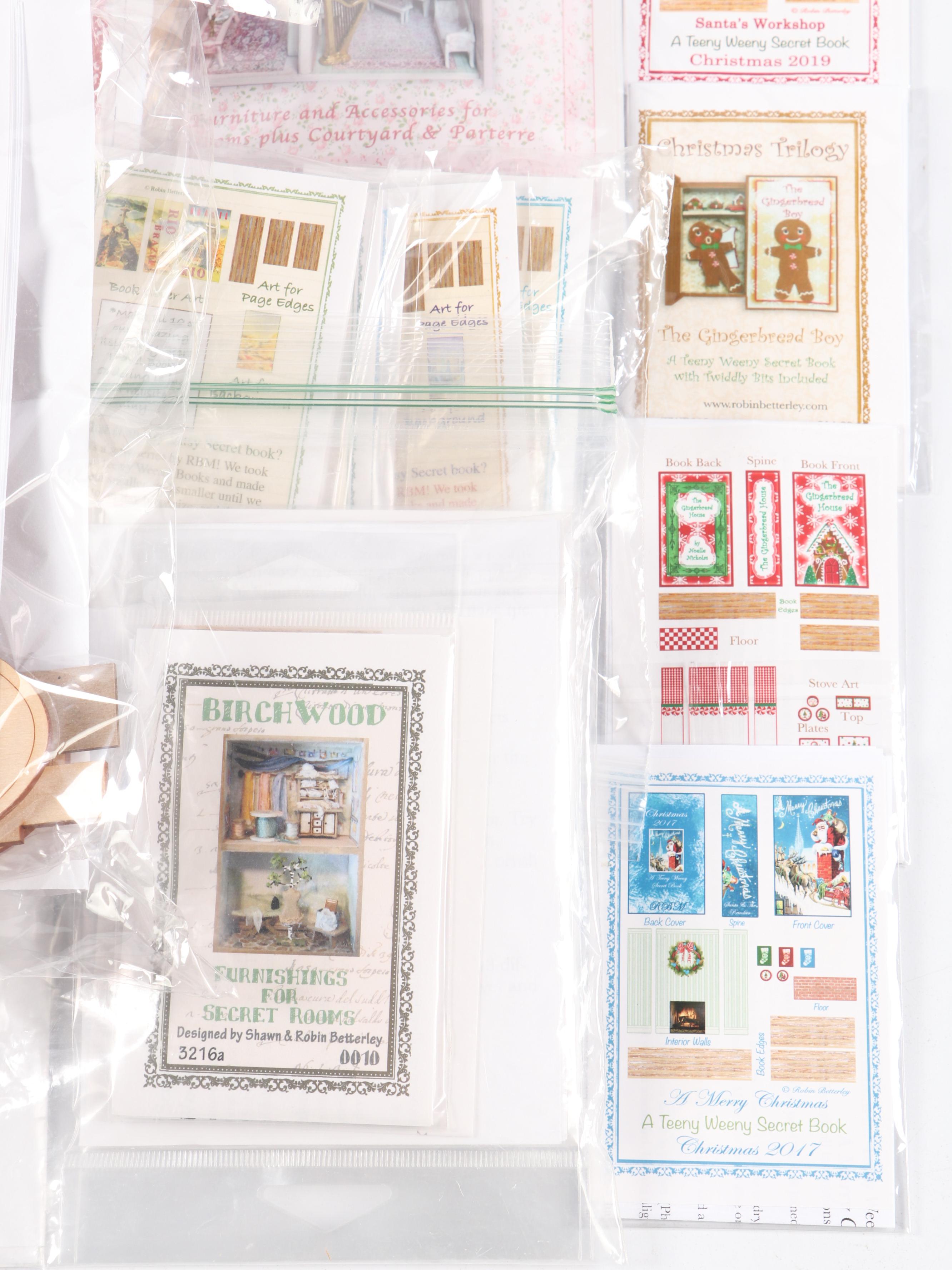 Millie August "Sweet Pea" Micro House with Other Miniatures and Doll Furniture