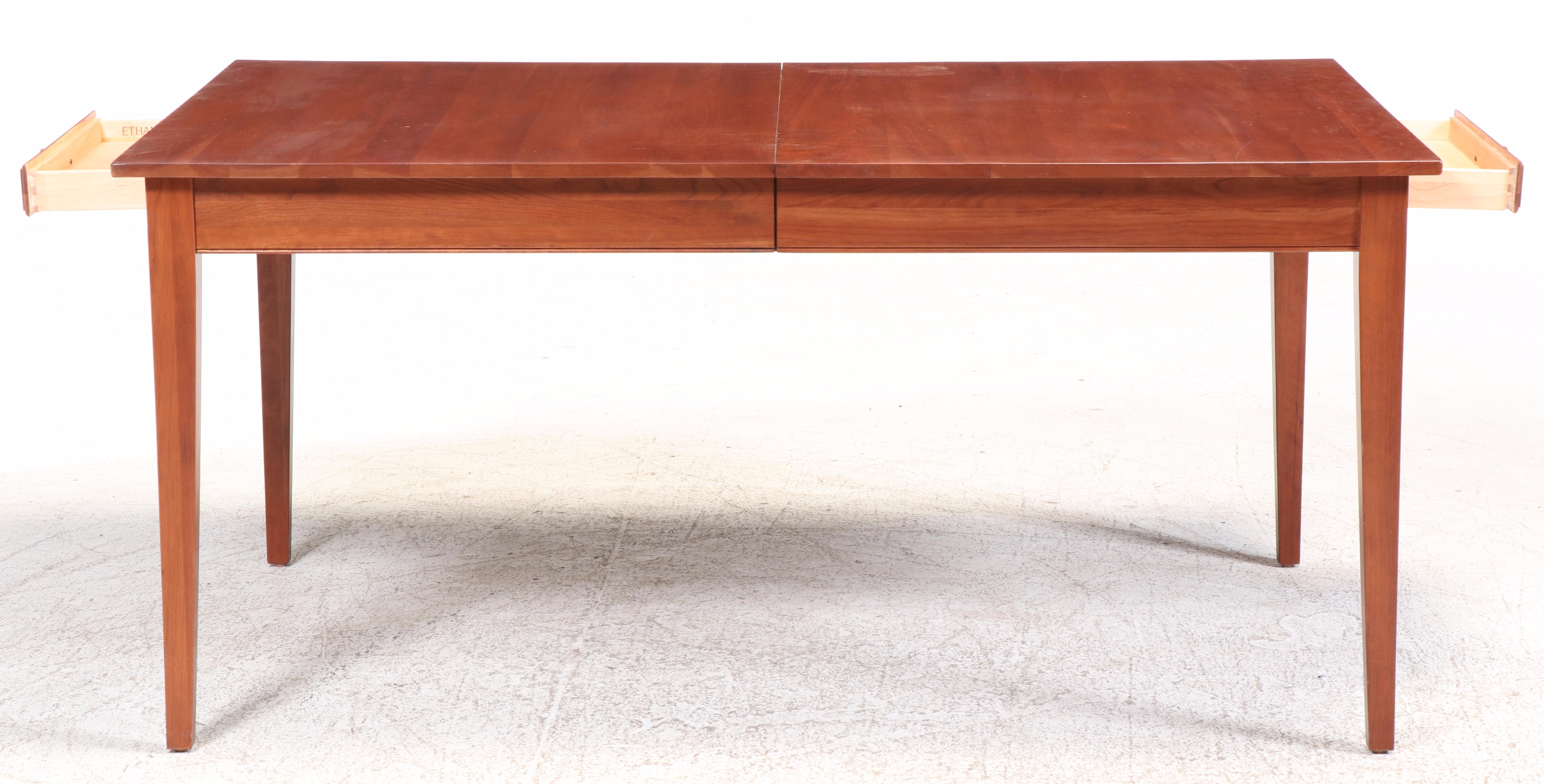 Ethan Allen "American Impressions" Cherrywood Extending Dining Table