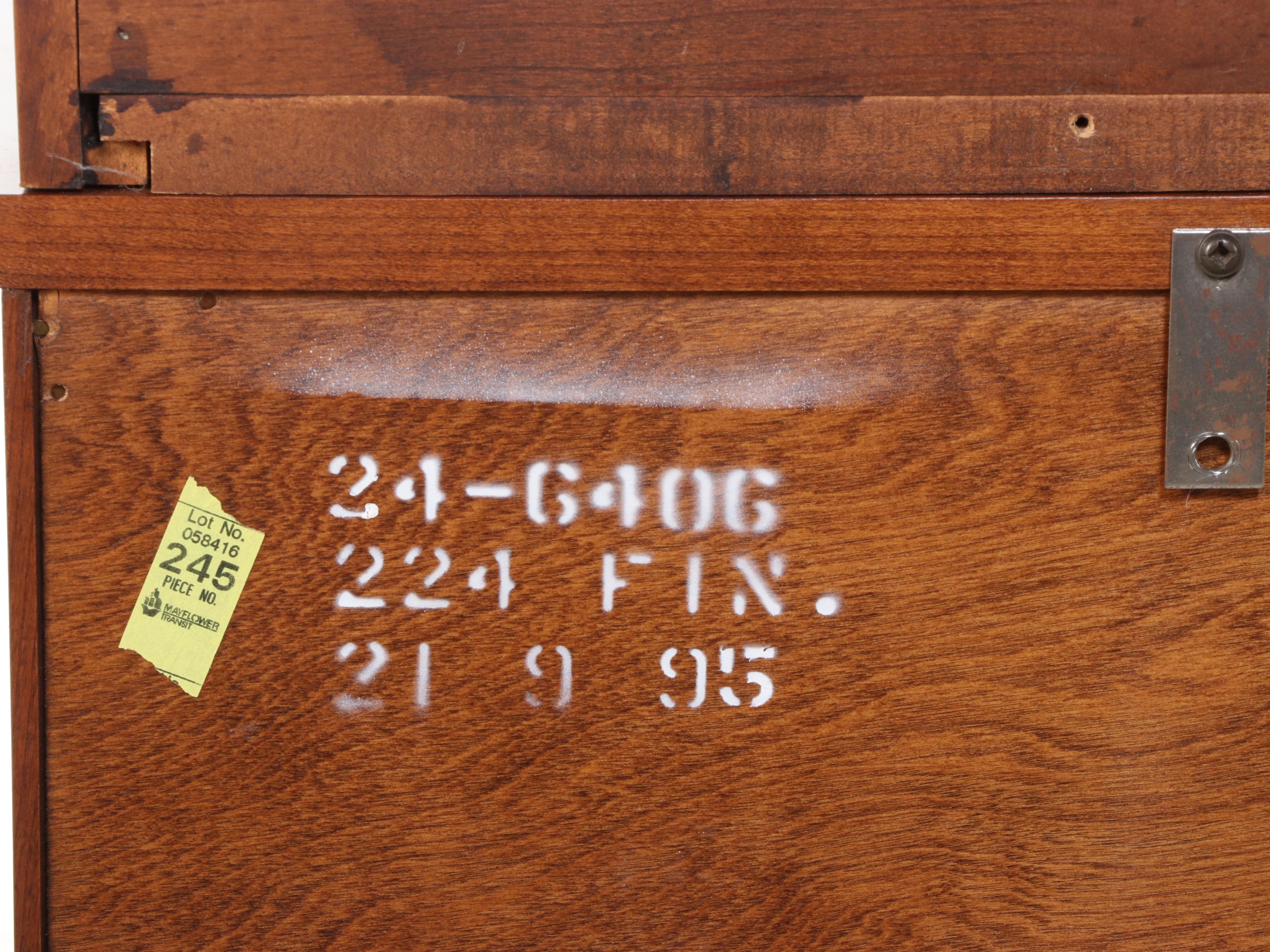 Ethan Allen American Impressions Cherry China Cabinet, Late 20th Century