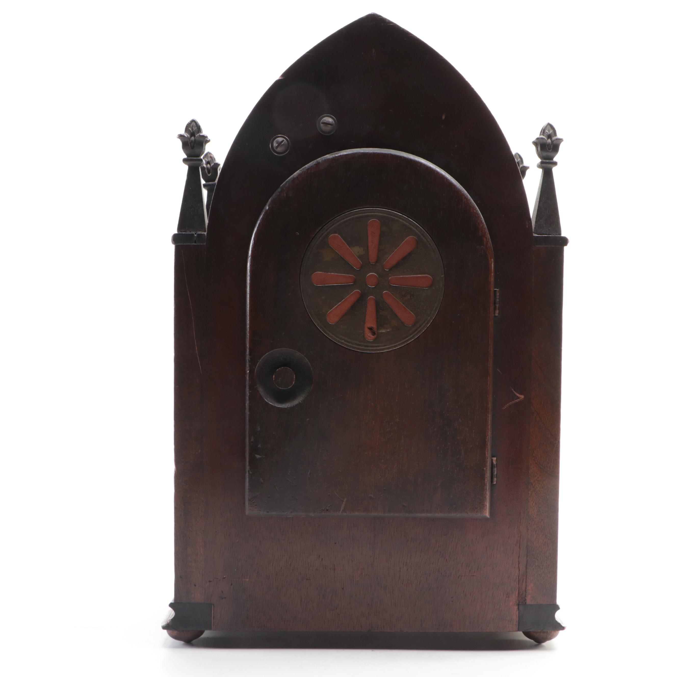 New Haven Clock Co. Cathedral Mantel Clock, Early to Mid-20th Century