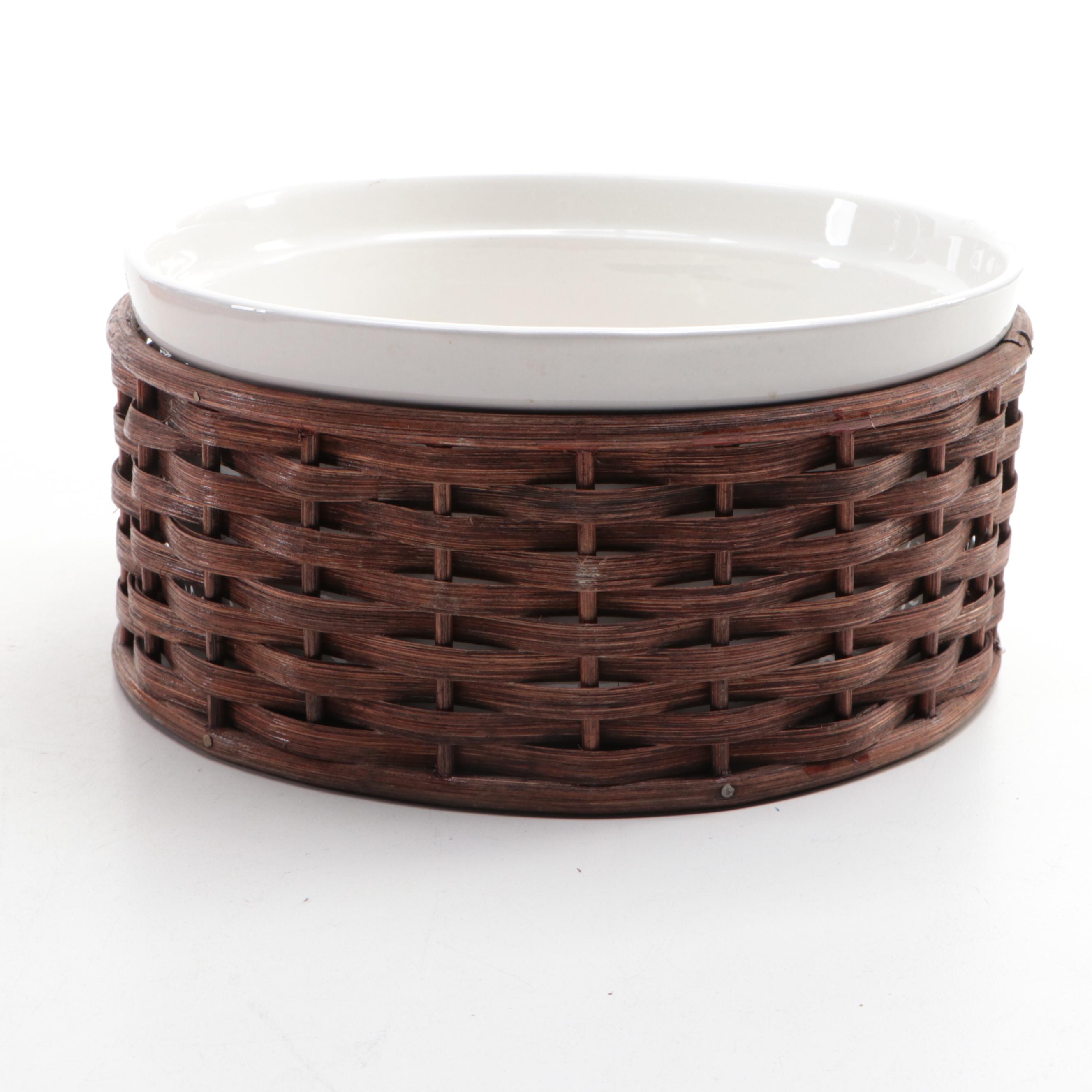 Anchor Hocking and Other Bakeware with Basket Liners