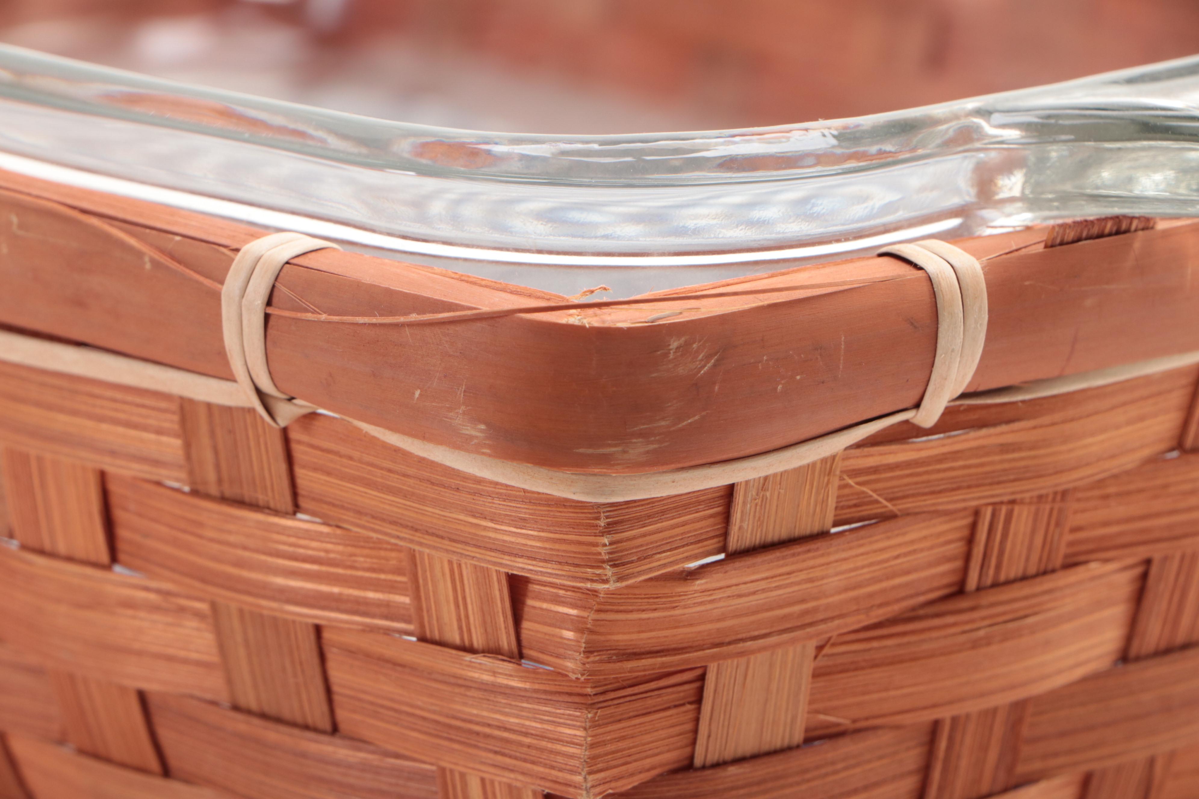 Anchor Hocking and Other Bakeware with Basket Liners