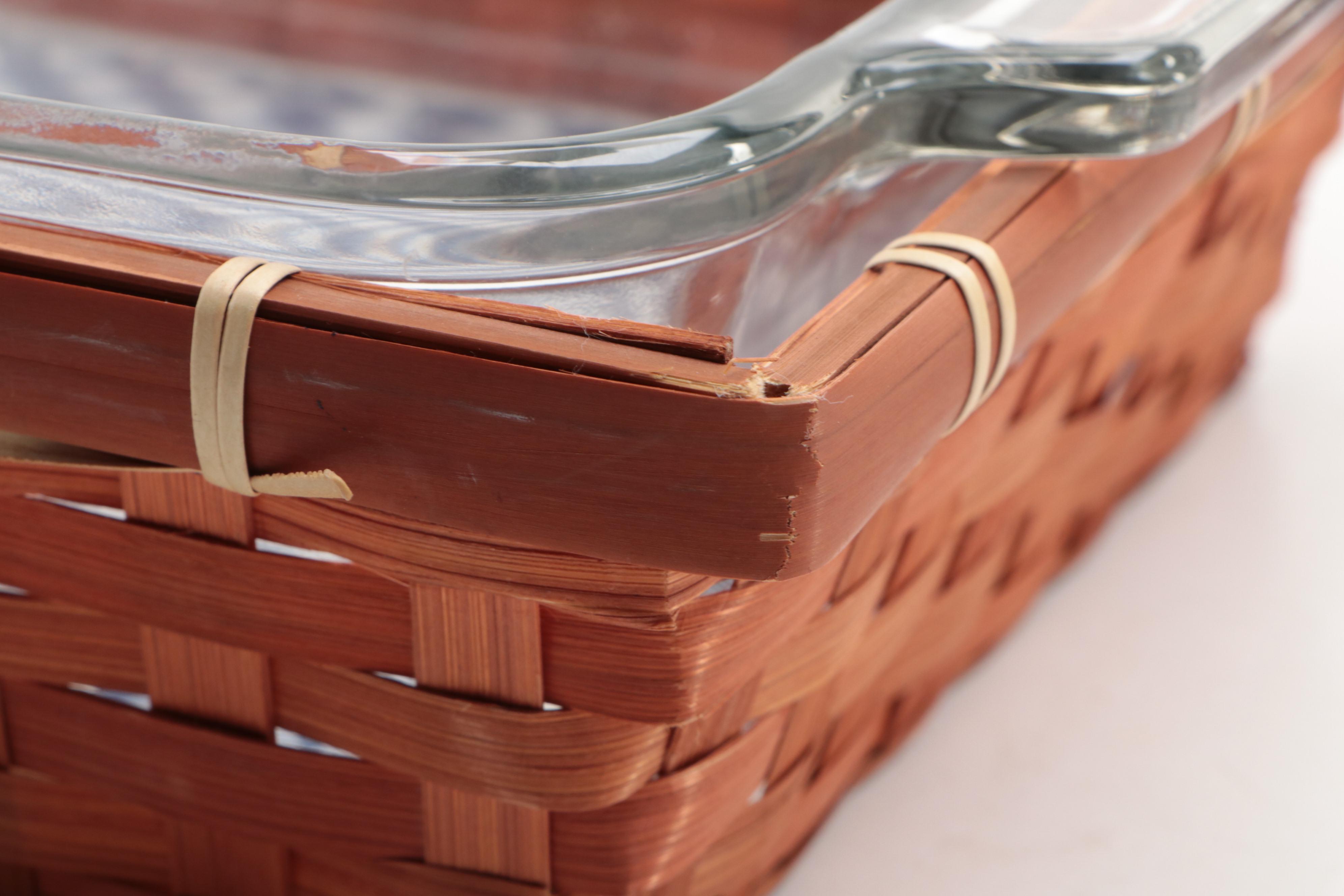 Anchor Hocking and Other Bakeware with Basket Liners