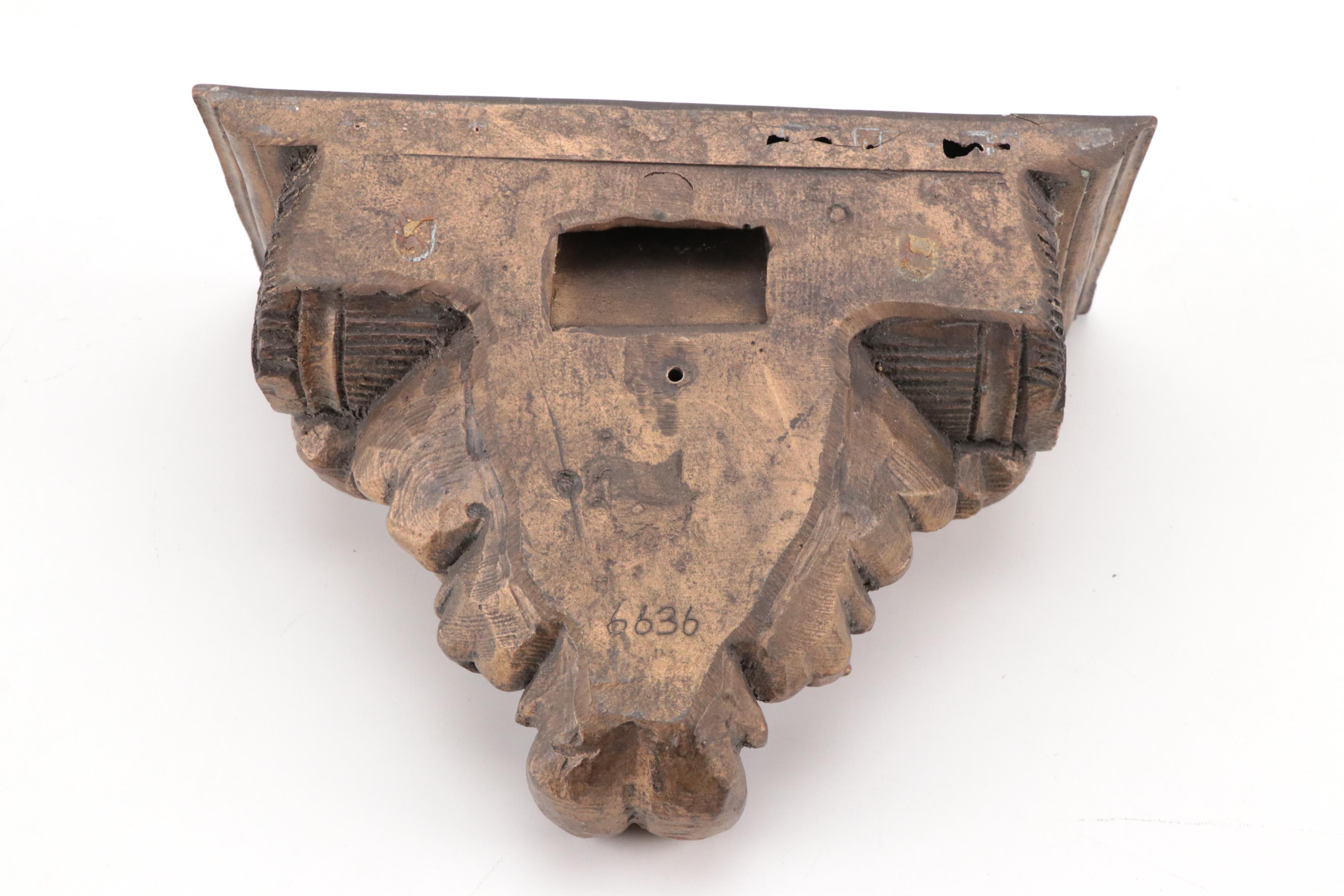 Spiral Candlesticks, Gilt Wood Corbel and Chinese Porcelain Terrine